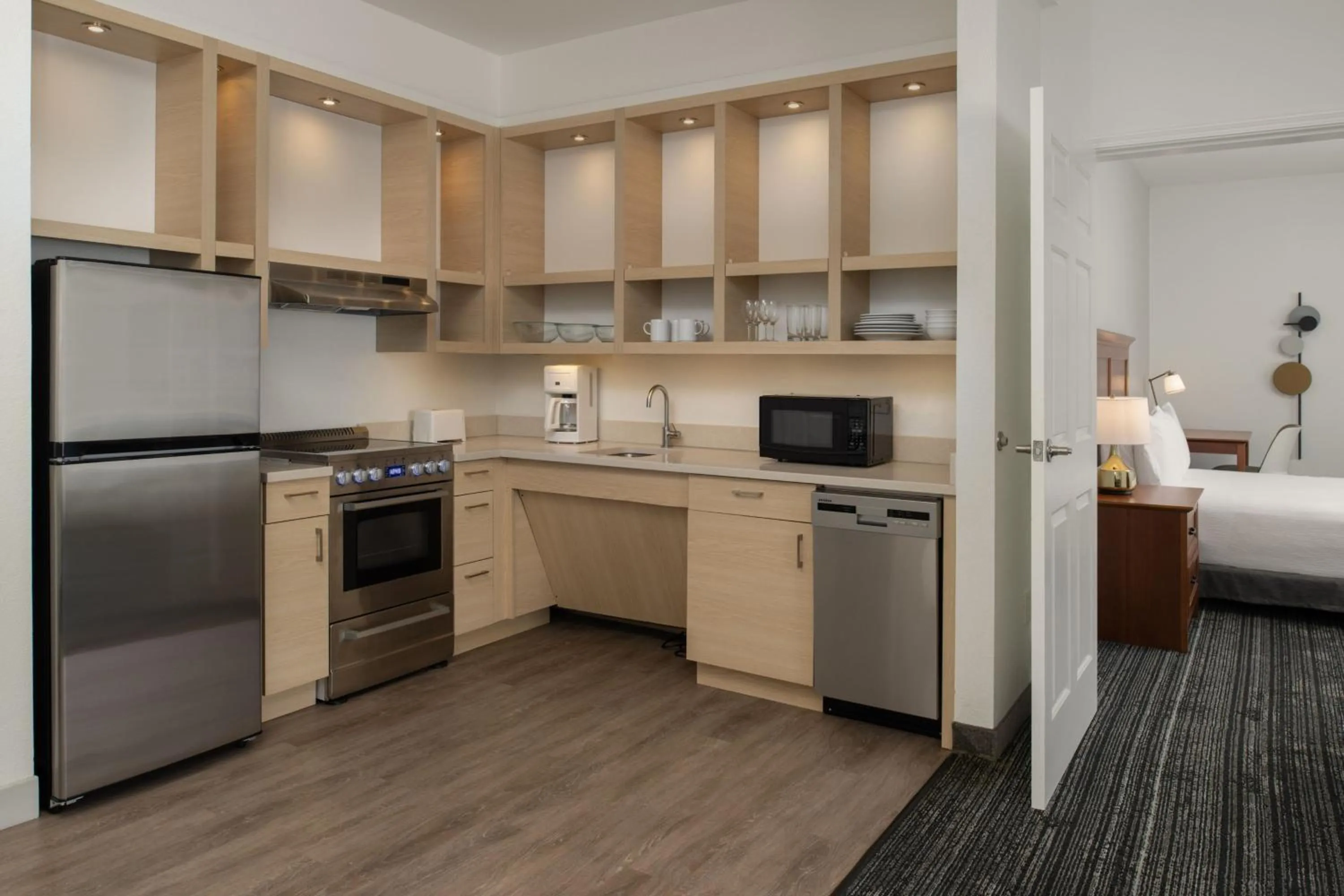 Bedroom, Bed in TownePlace Suites San Jose Campbell