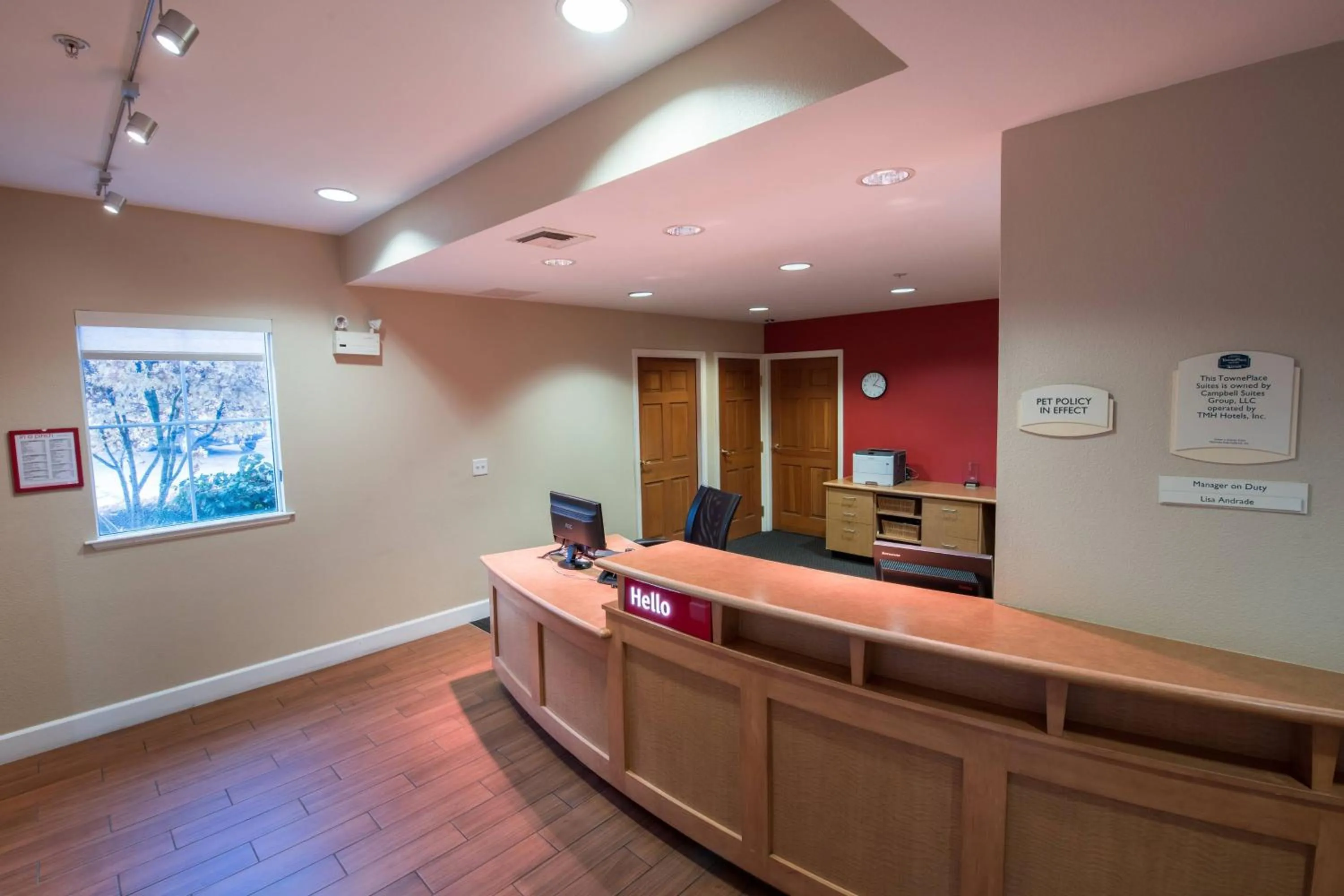 Lobby or reception in TownePlace Suites San Jose Campbell