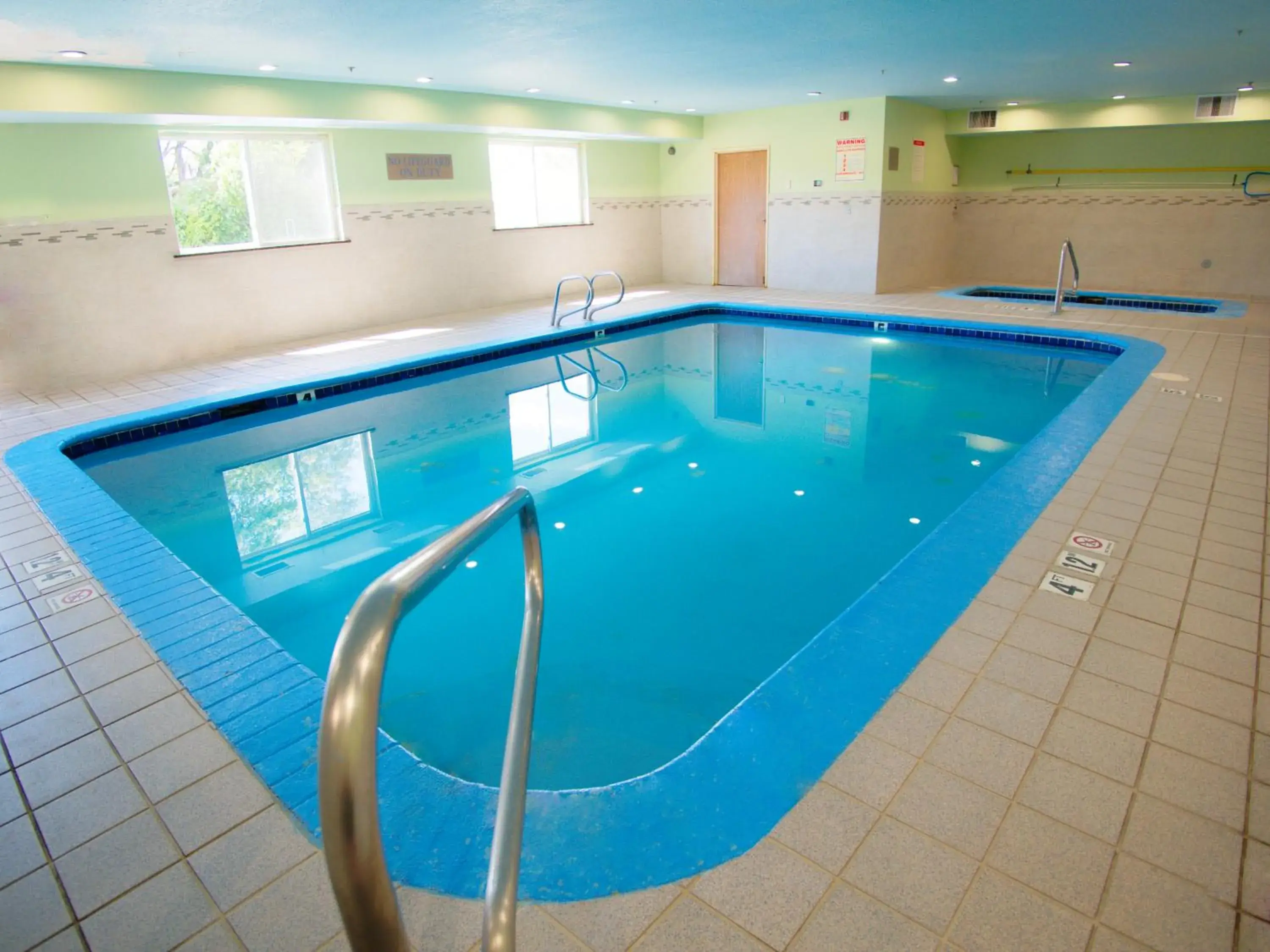 Pool view in Ramada by Wyndham Coeur d'Alene Pool view in Ramada by Wyndham Coeur d'Alene