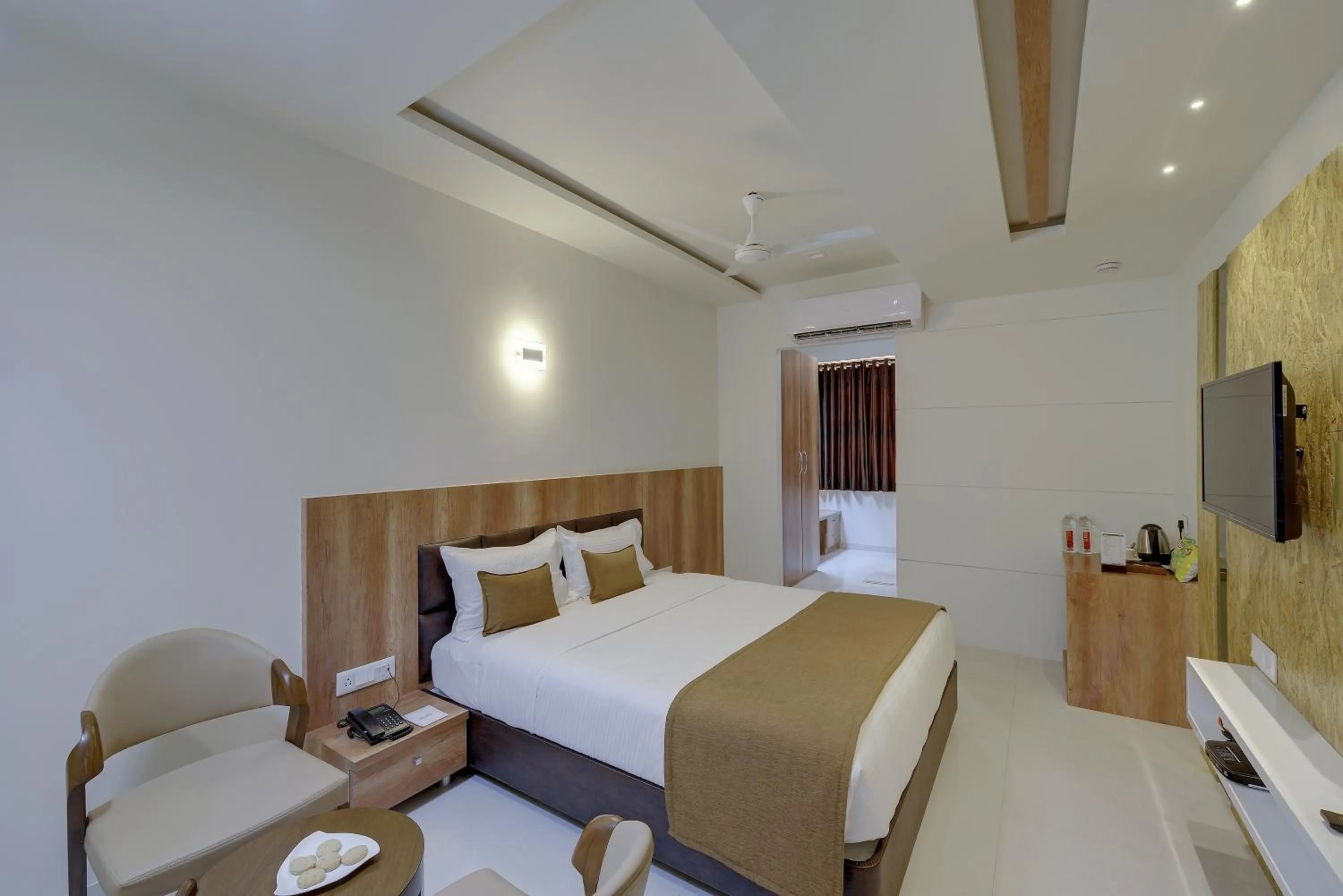 Bed in Hotel City Inn