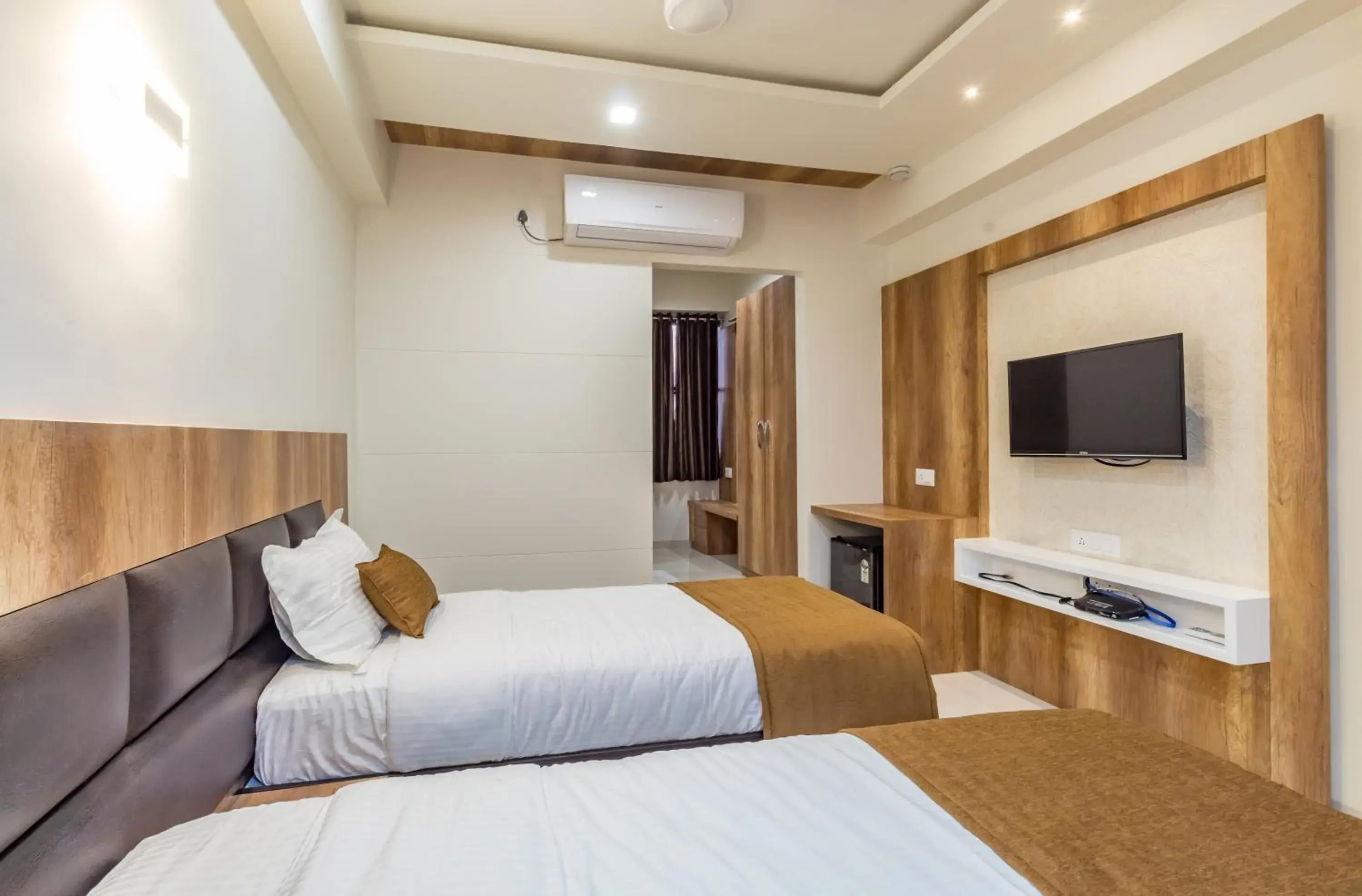 Bed in Hotel City Inn Bed in Hotel City Inn