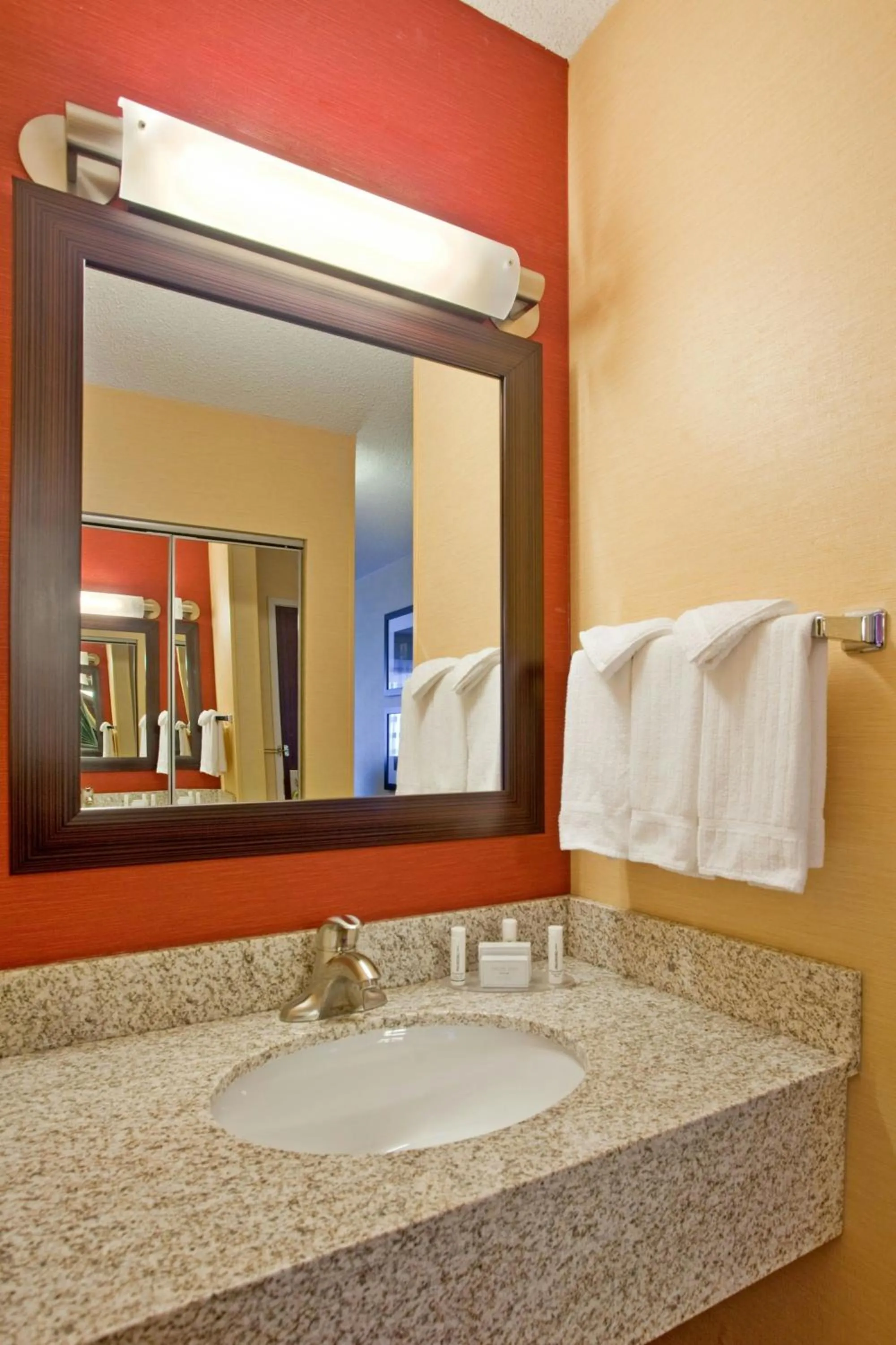 Bathroom in Courtyard Salt Lake City Airport