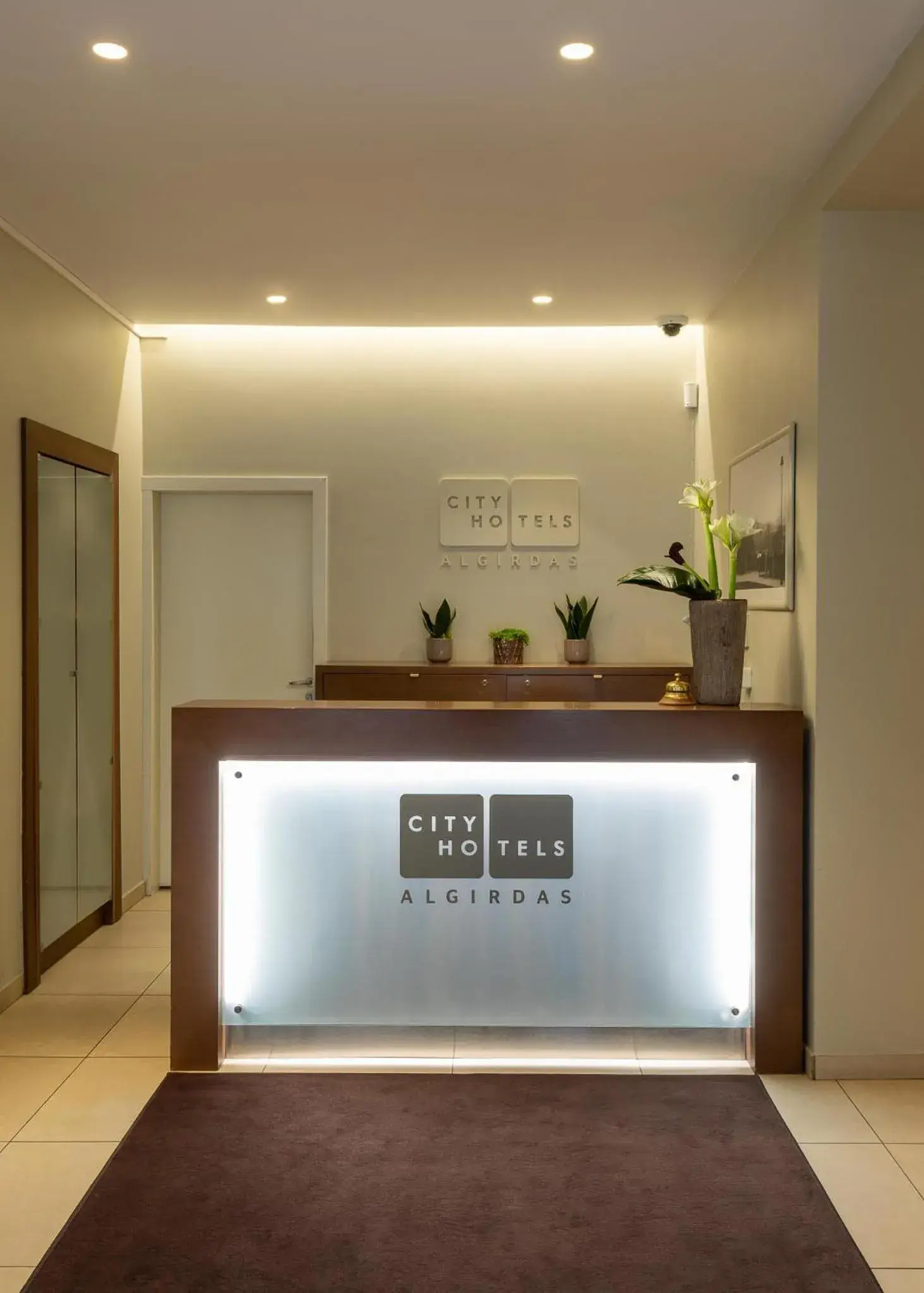 Lobby or reception in City Hotels Algirdas Lobby or reception in City Hotels Algirdas