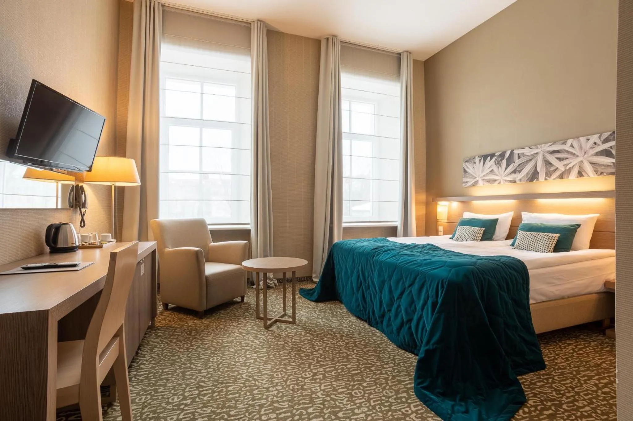 Garden, Bed in City Hotels Algirdas