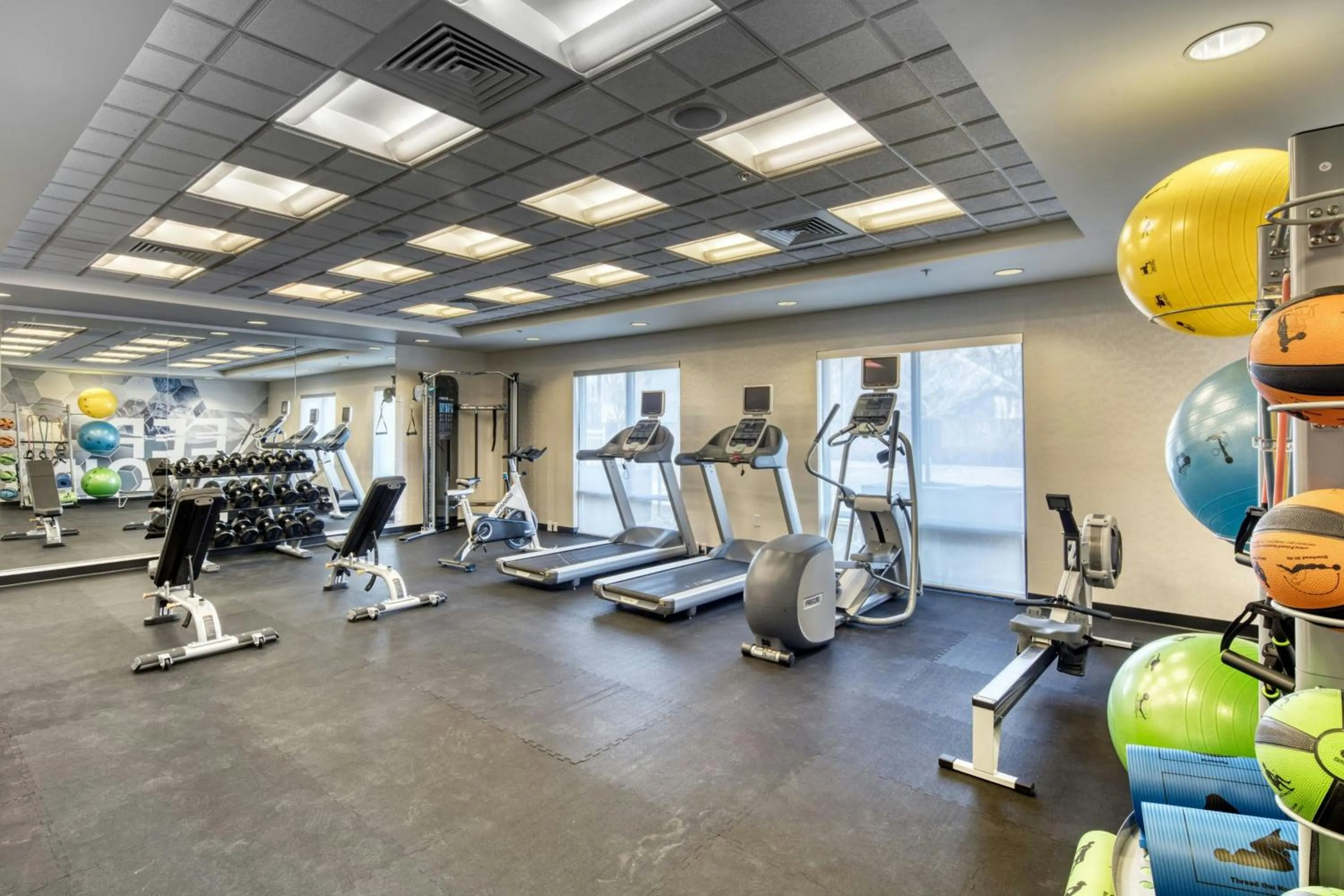 Fitness centre/facilities in SpringHill Suites by Marriott Salt Lake City Downtown
