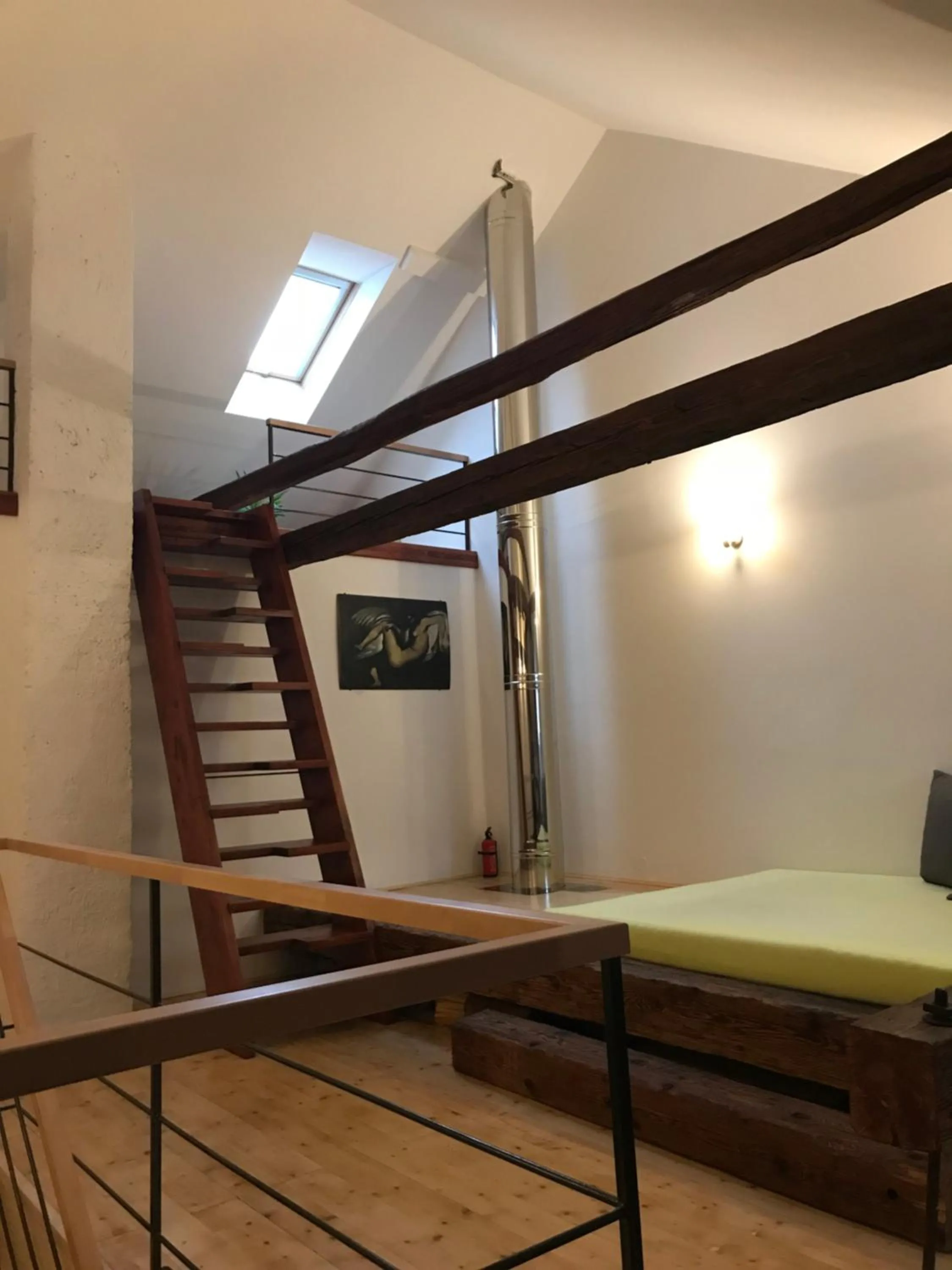 Decorative detail, Bed in Apartman Stiavnica