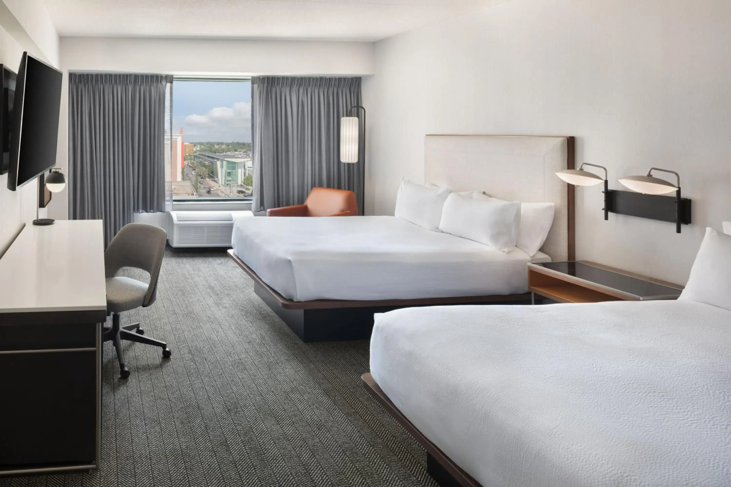 Queen Room with Two Queen Beds in Courtyard by Marriott Stamford Downtown Queen Room with Two Queen Beds in Courtyard by Marriott Stamford Downtown