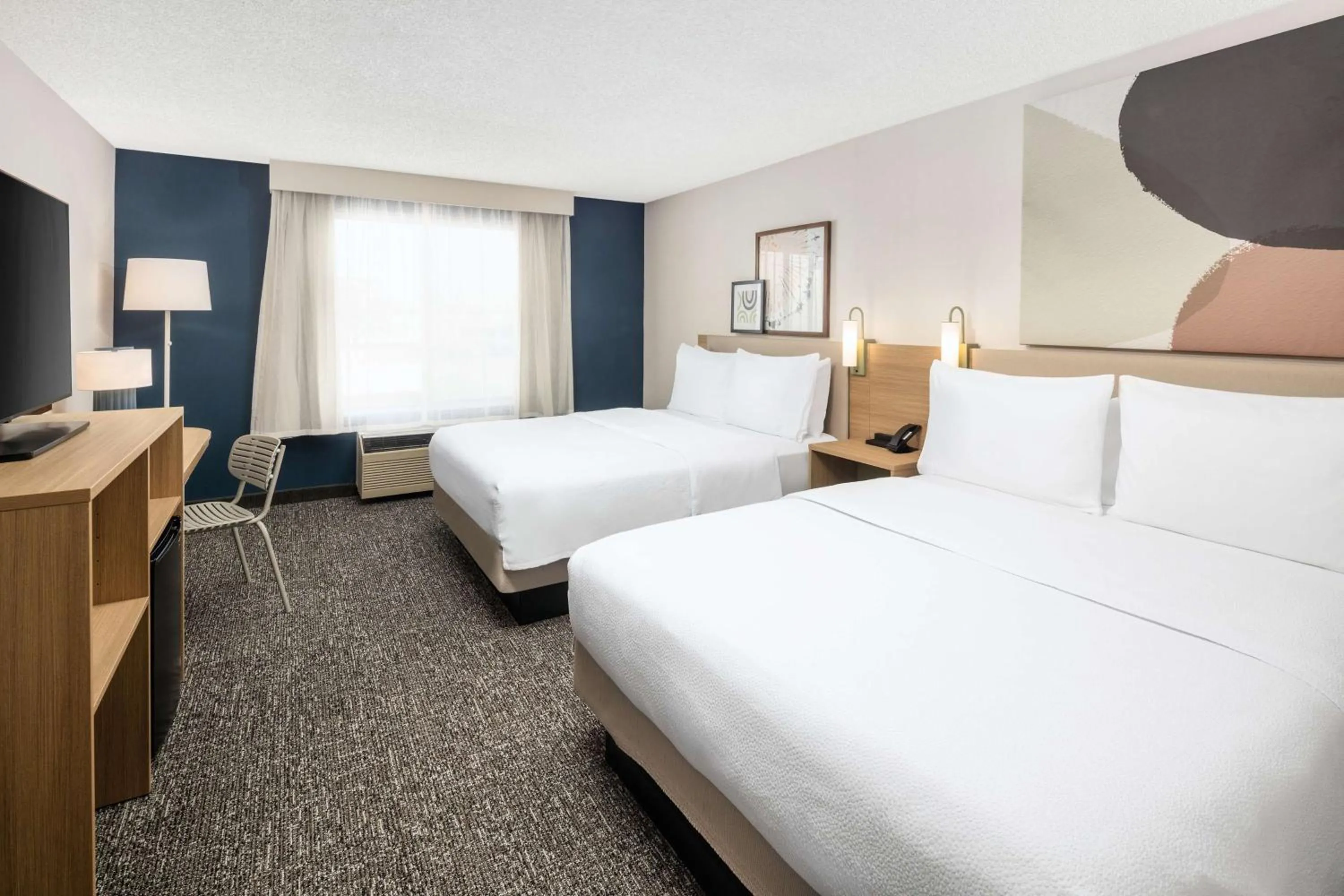 Bed in Spark by Hilton Salt Lake City Airport