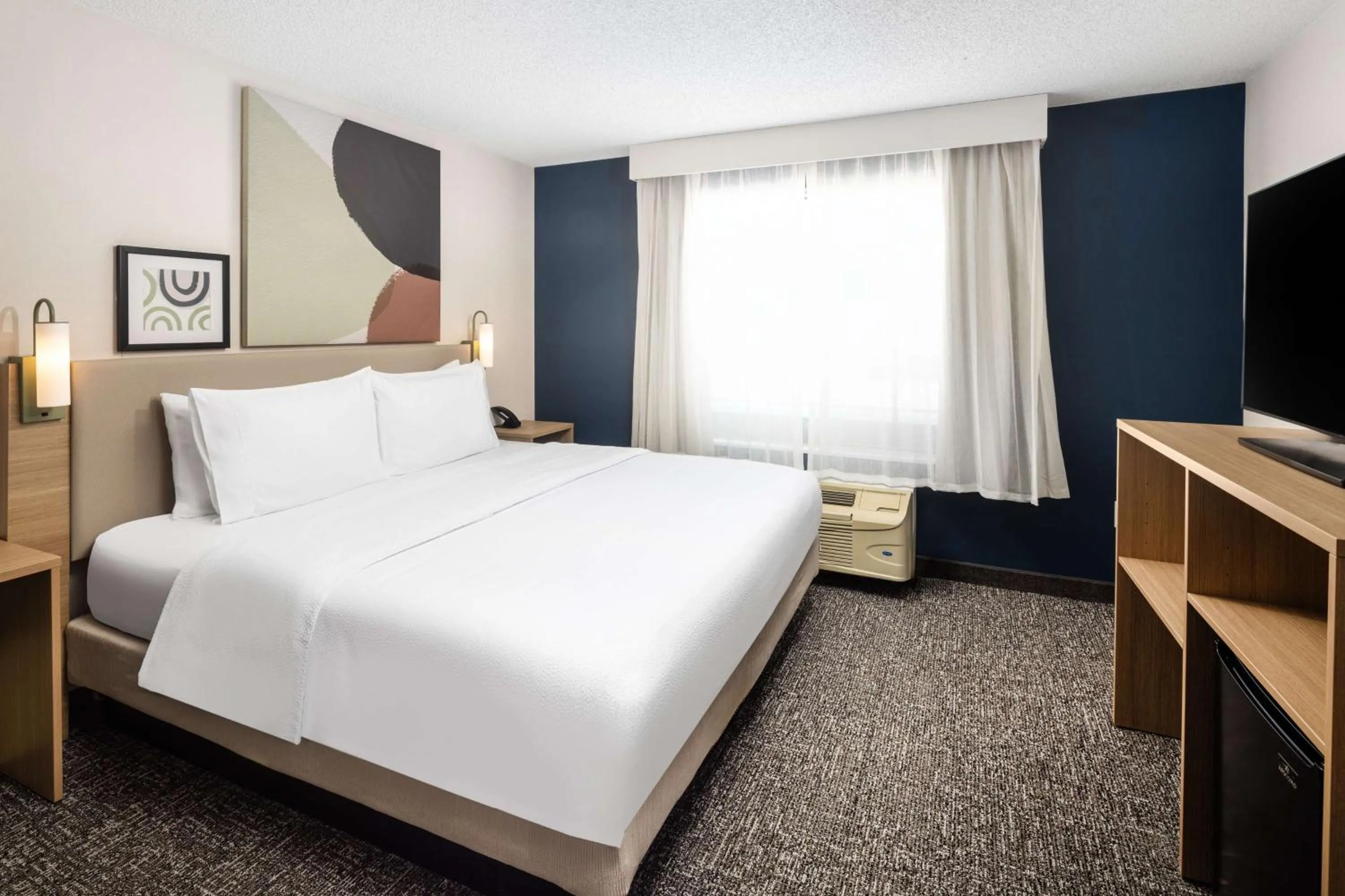 Bed in Spark by Hilton Salt Lake City Airport