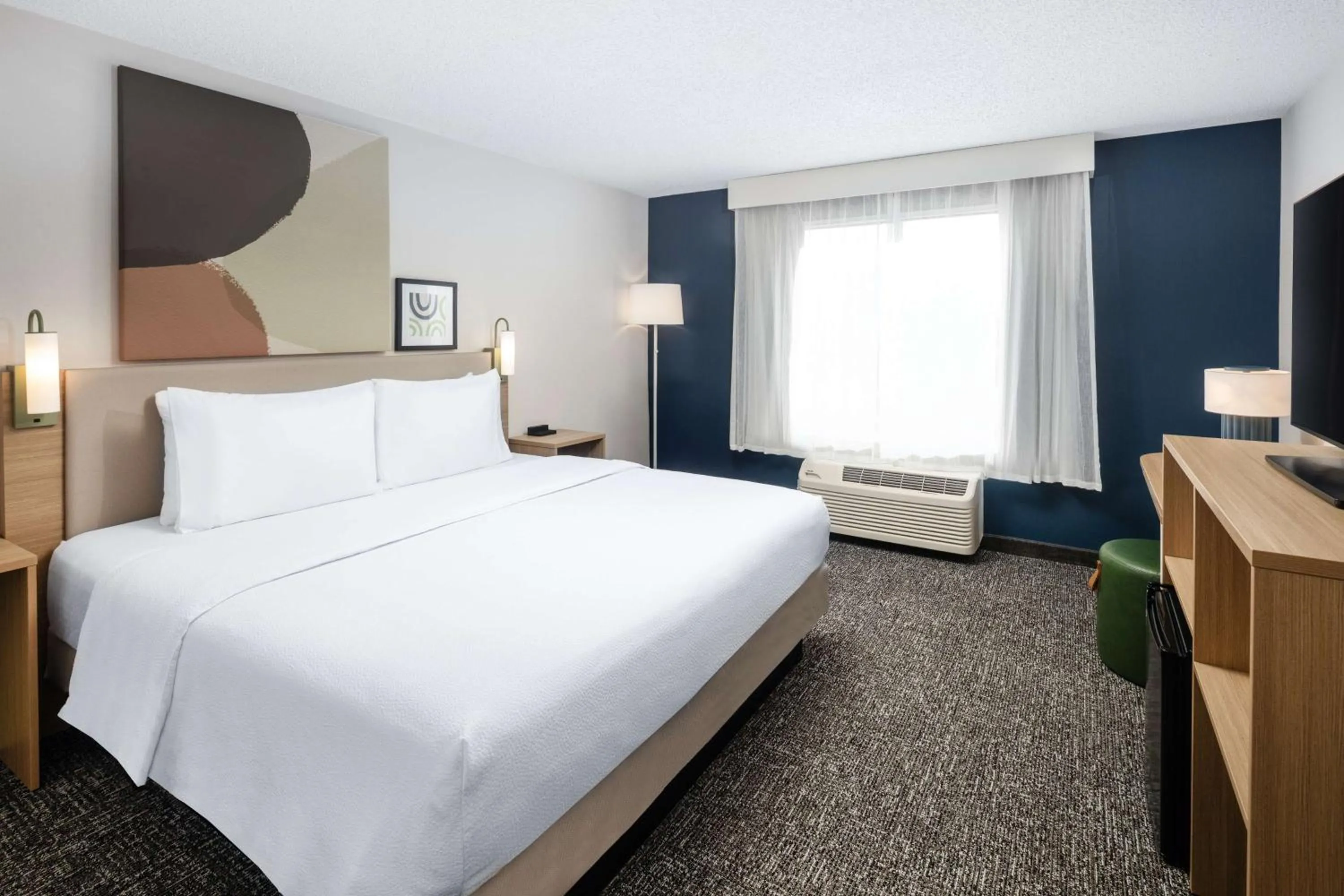 Bed in Spark by Hilton Salt Lake City Airport