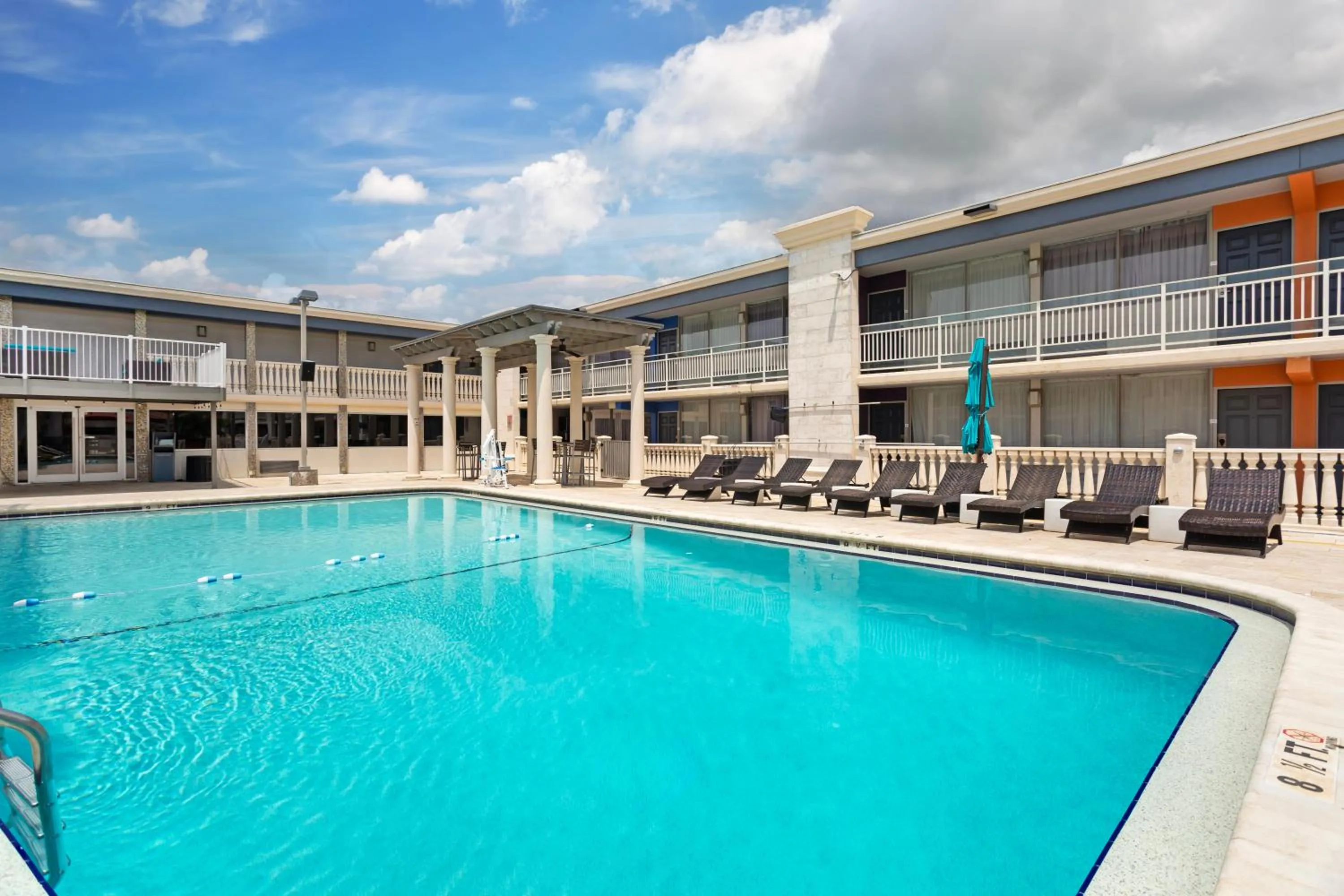 Pool view in Quality Inn and Conference Center Tampa-Brandon