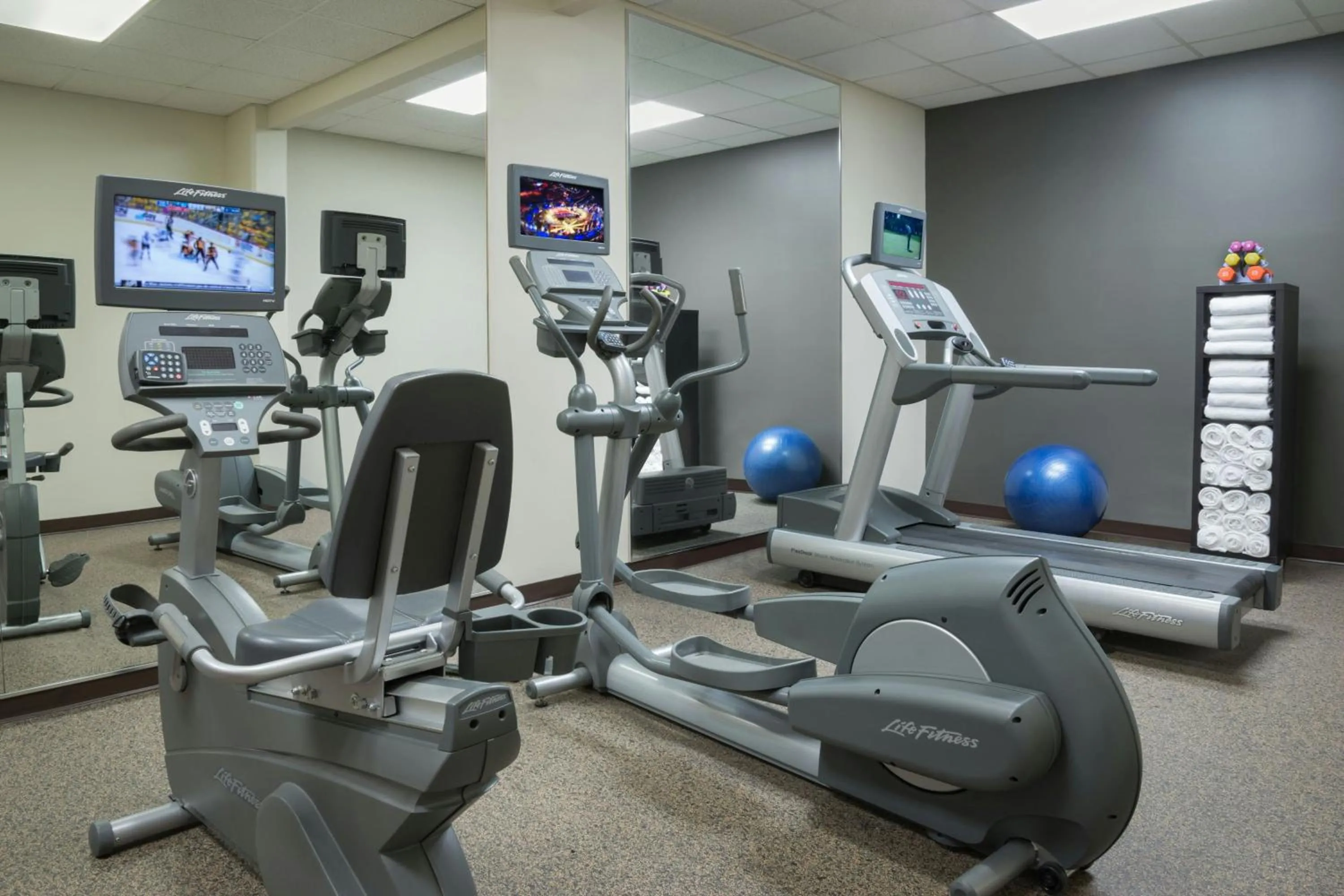 Fitness centre/facilities in Residence Inn by Marriott Mont Tremblant Manoir Labelle