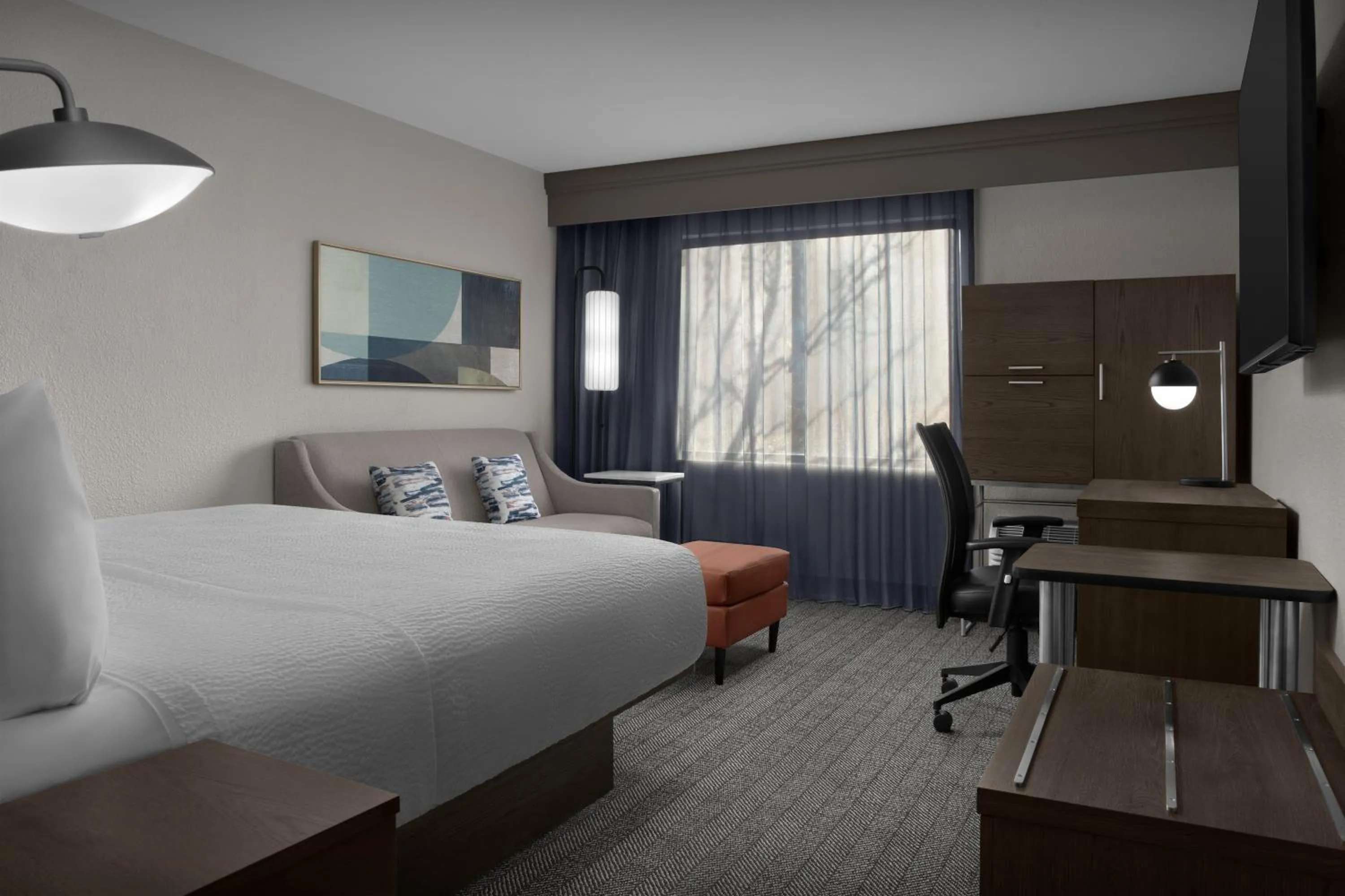 Bedroom, Bed in Courtyard by Marriott Waco