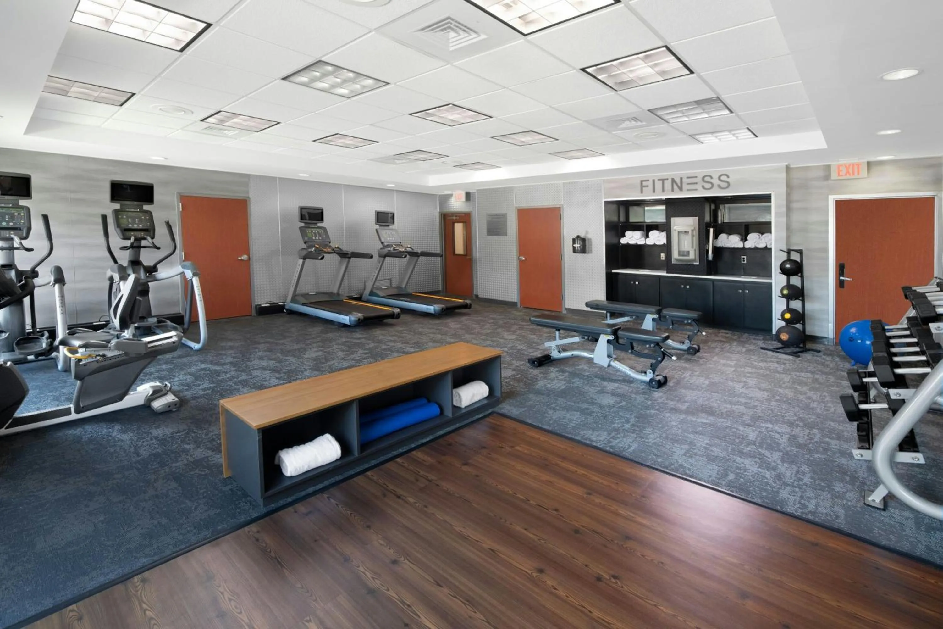 Fitness centre/facilities in Fairfield Inn & Suites by Marriott Waco North