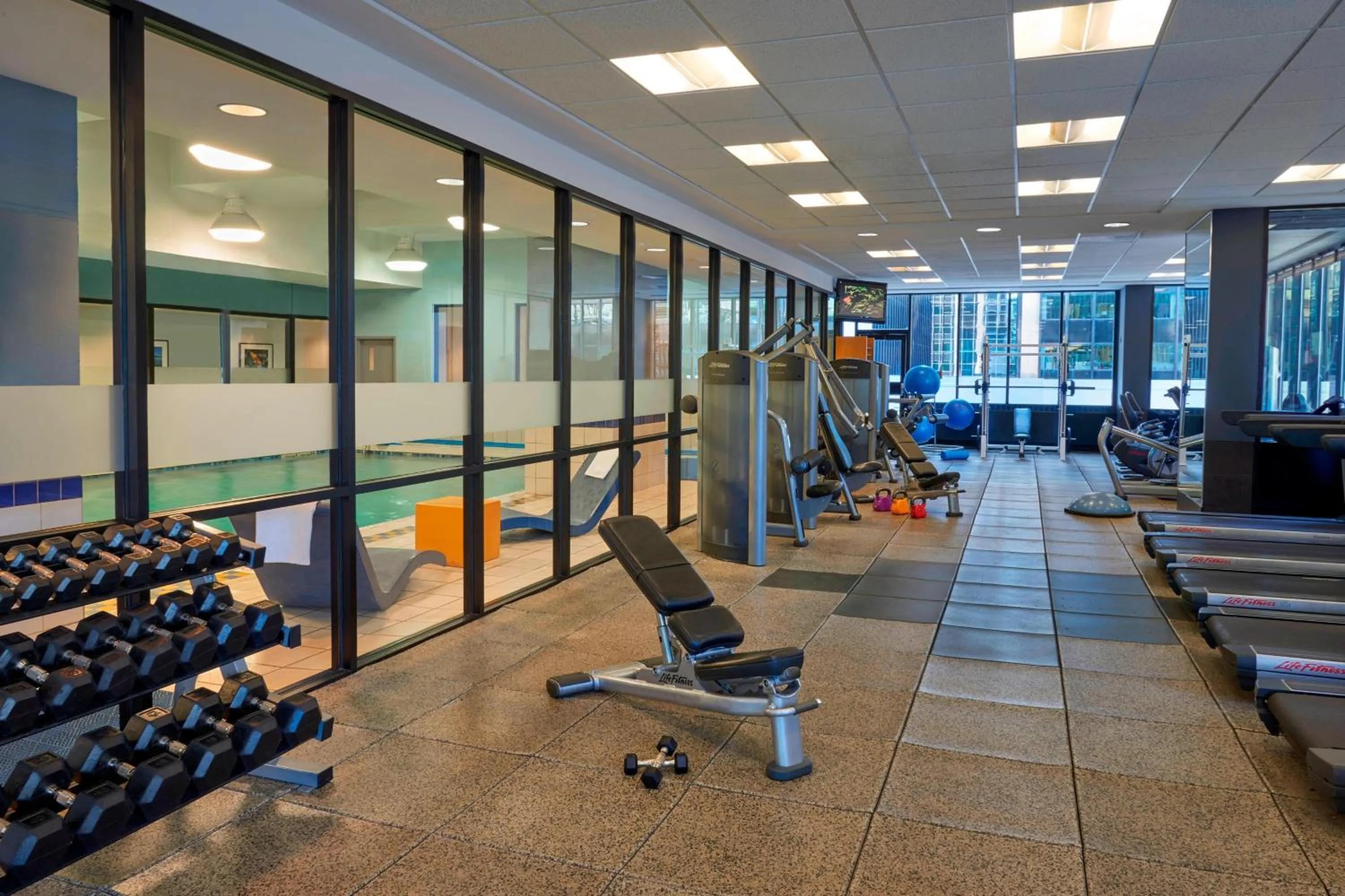 Fitness centre/facilities in Ottawa Marriott Hotel