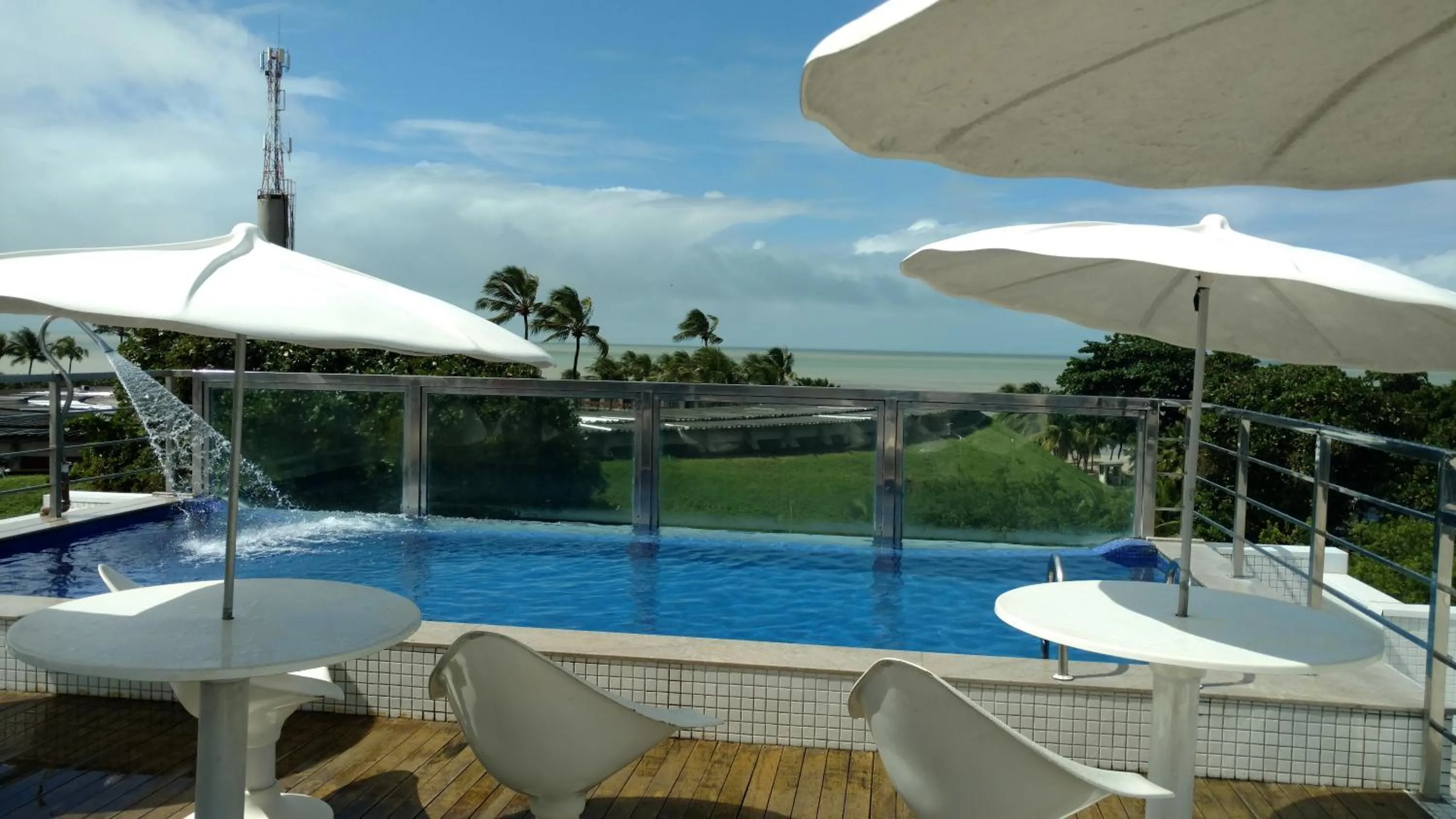 Pool view in Israel Flat