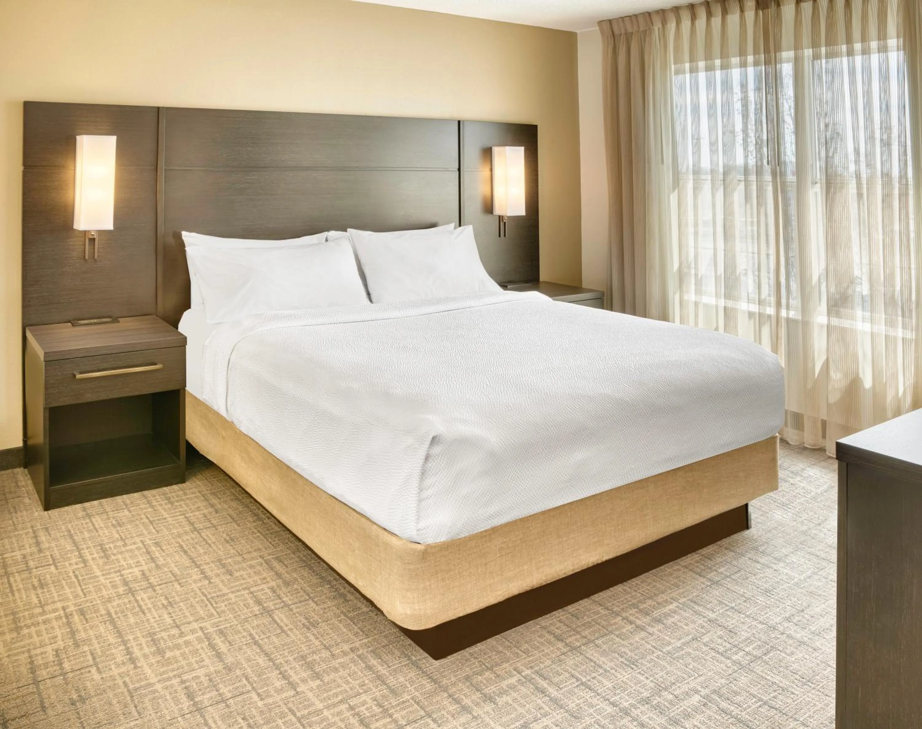 Bedroom, Bed in Residence Inn by Marriott Whitby