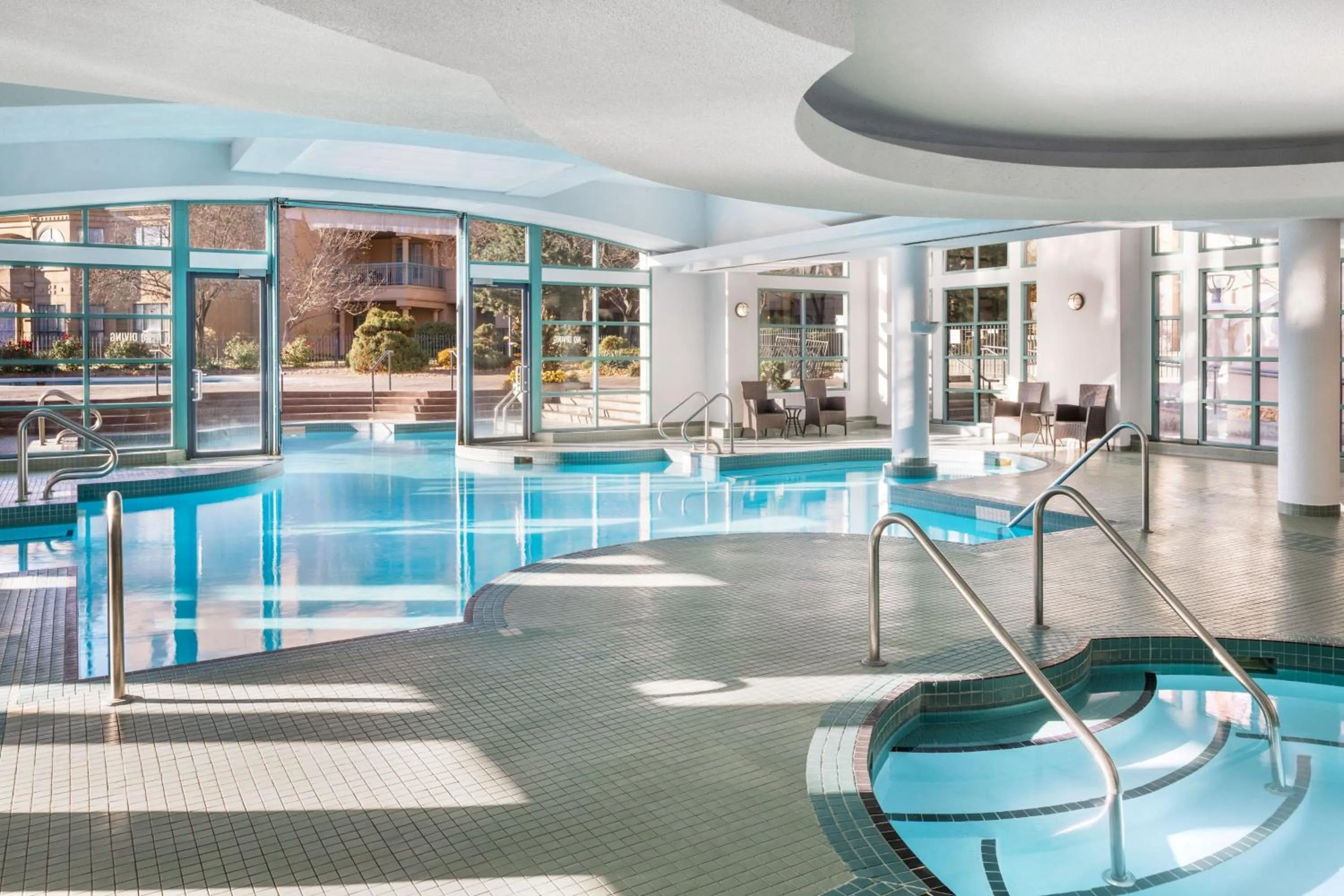 Swimming pool in Delta Hotels by Marriott Grand Okanagan Resort