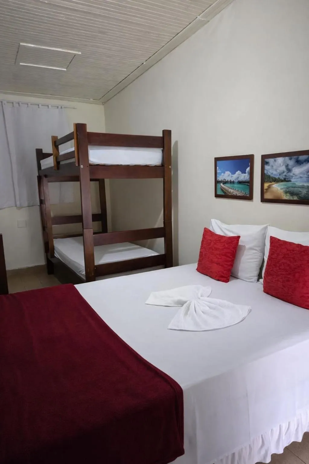 Bed in Pousada Dois Rios