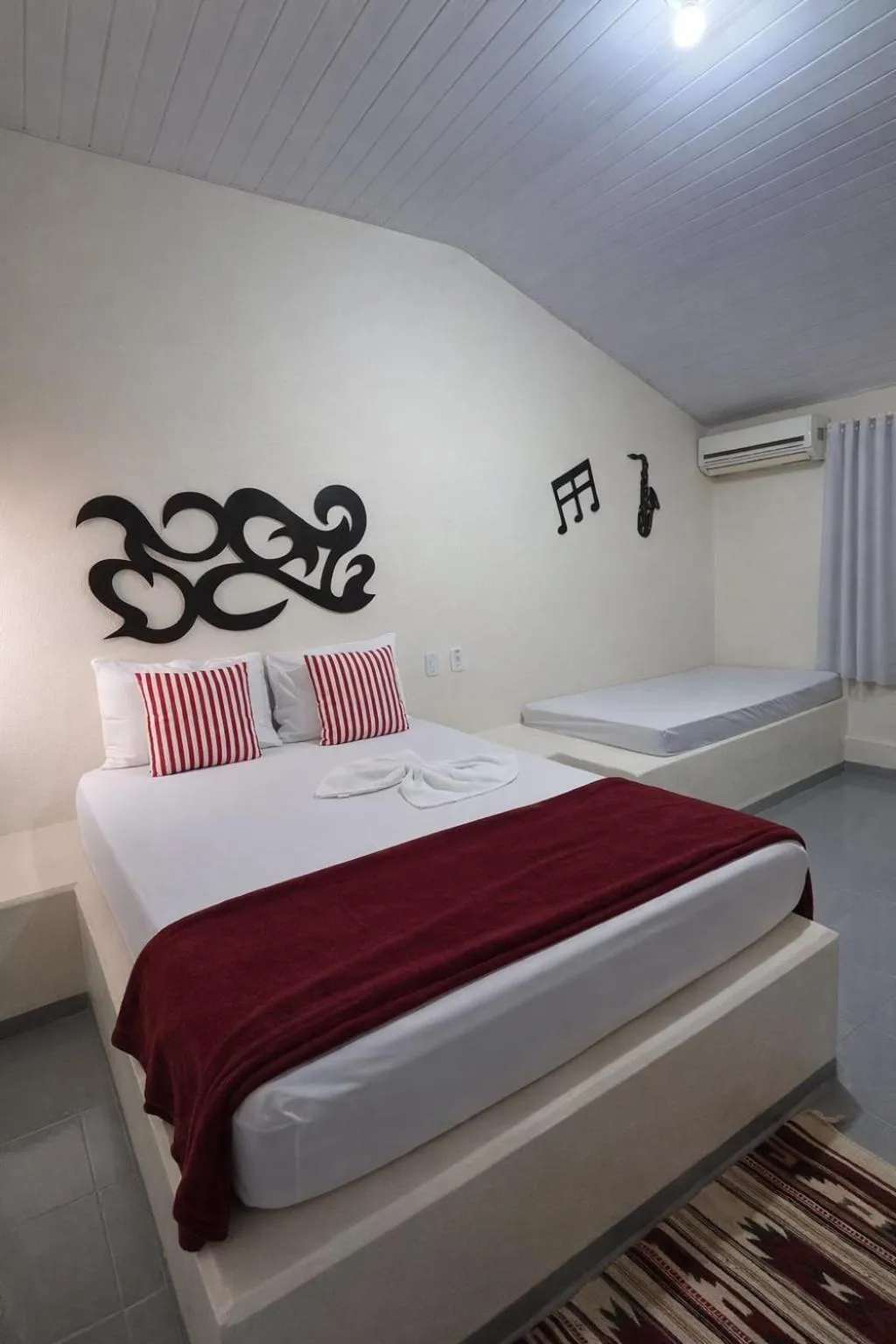 Bed in Pousada Dois Rios