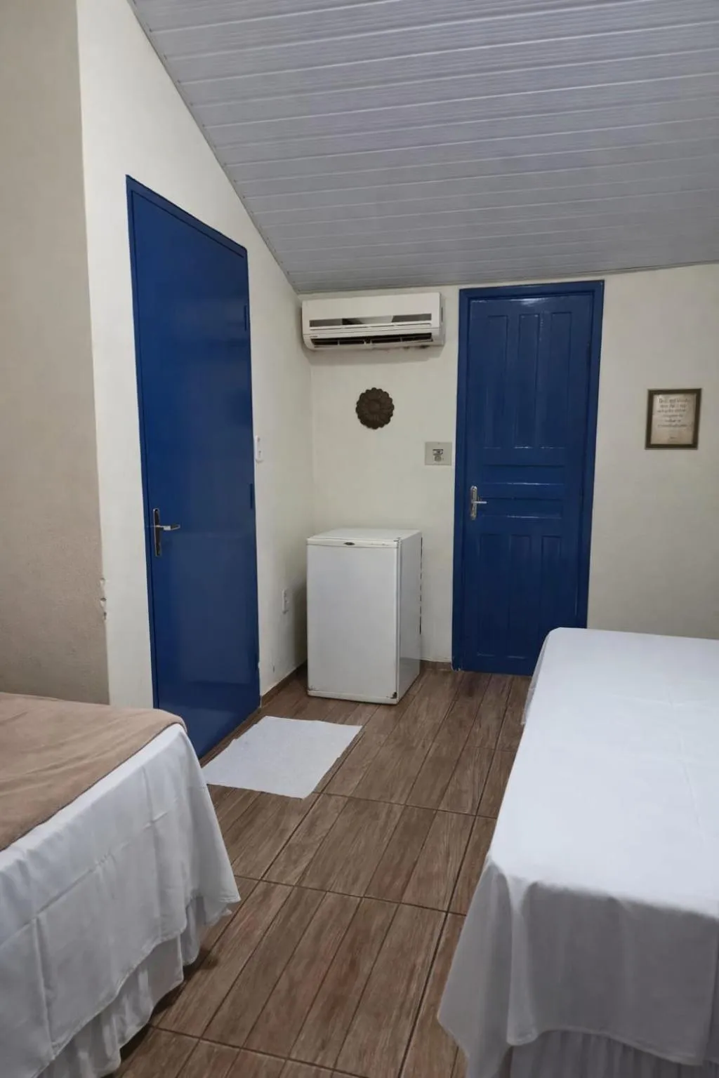 Bed in Pousada Dois Rios