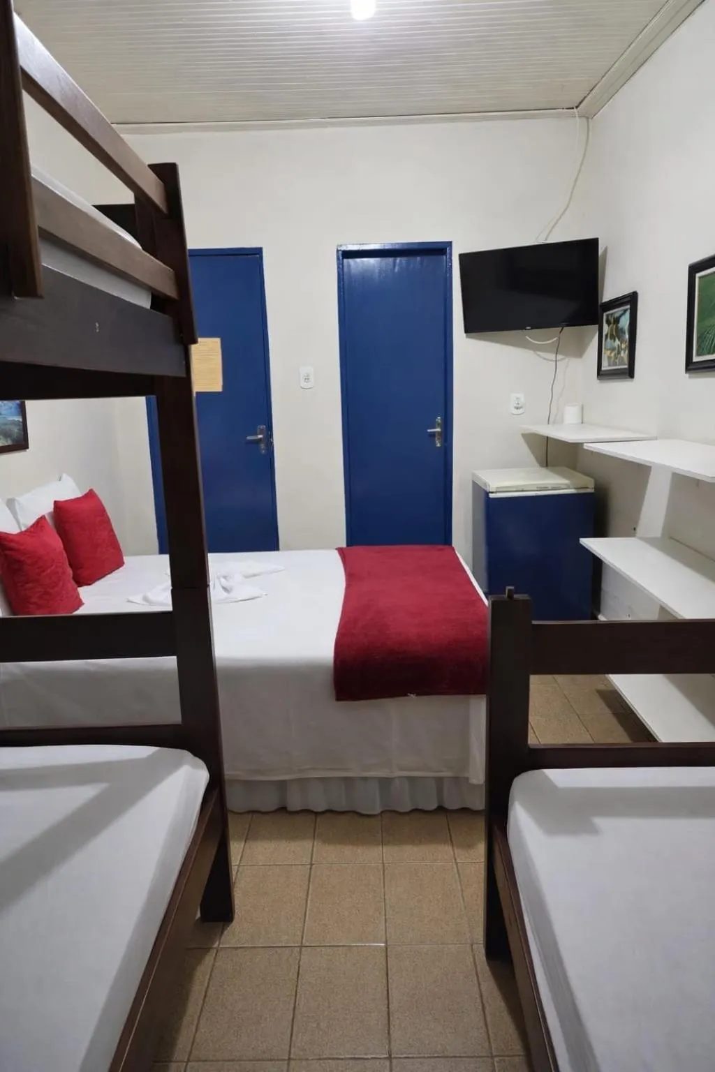 Bed in Pousada Dois Rios