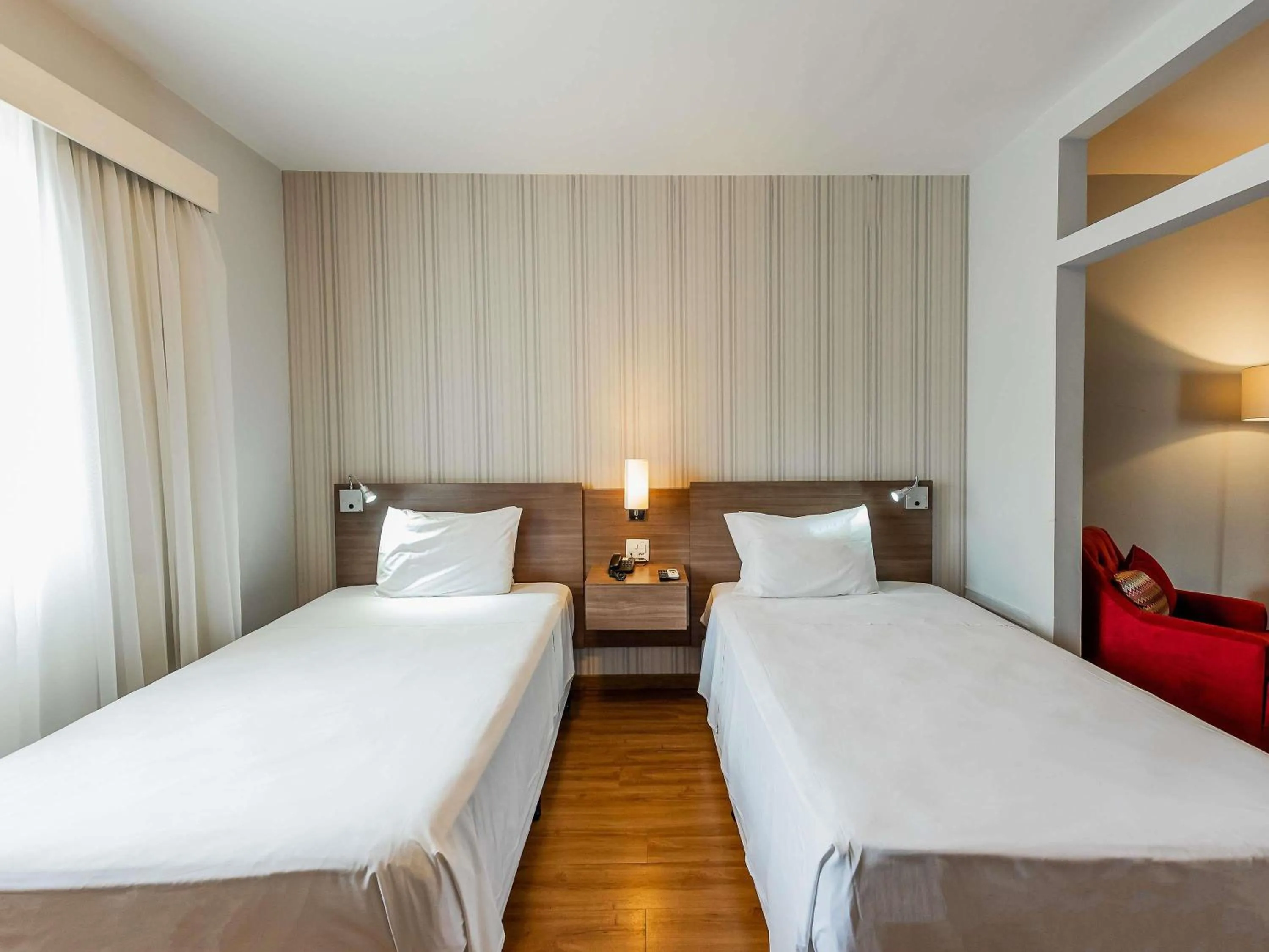 Bedroom, Bed in Ibis Styles Campinas Alphaville