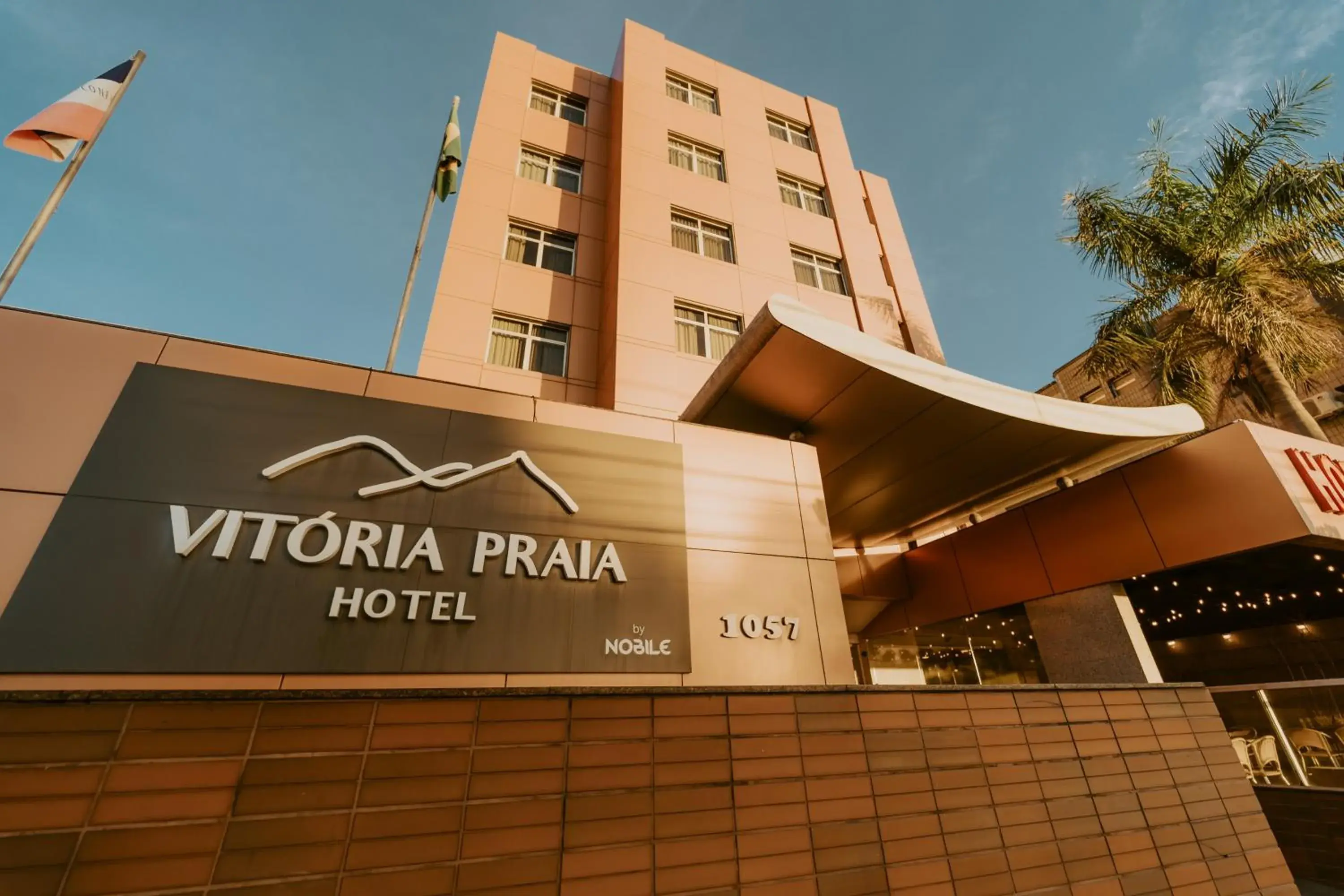 Facade/entrance in Vitoria Praia Hotel Facade/entrance in Vitoria Praia Hotel