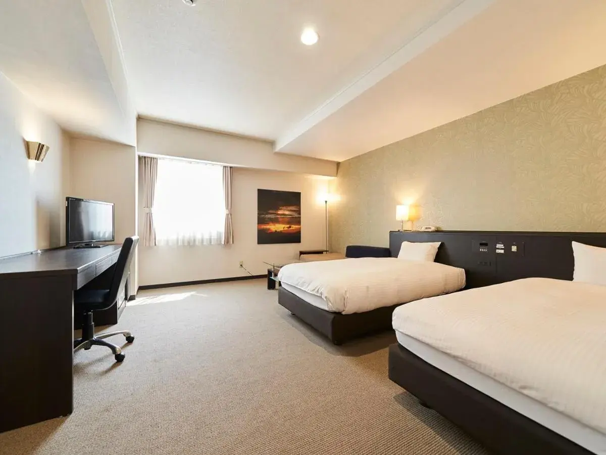 Deluxe Twin Room - Non-Smoking in Hotel Global View Sapporo Old Hotel Royal Stay Sapporo Deluxe Twin Room - Non-Smoking in Hotel Global View Sapporo Old Hotel Royal Stay Sapporo