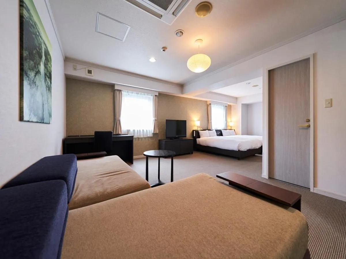 Bed in Hotel Global View Sapporo Old Hotel Royal Stay Sapporo