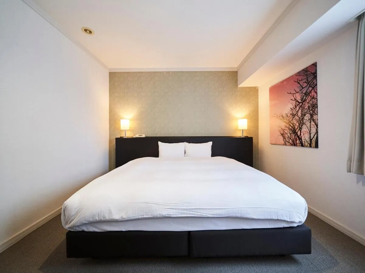 Bed in Hotel Global View Sapporo Old Hotel Royal Stay Sapporo