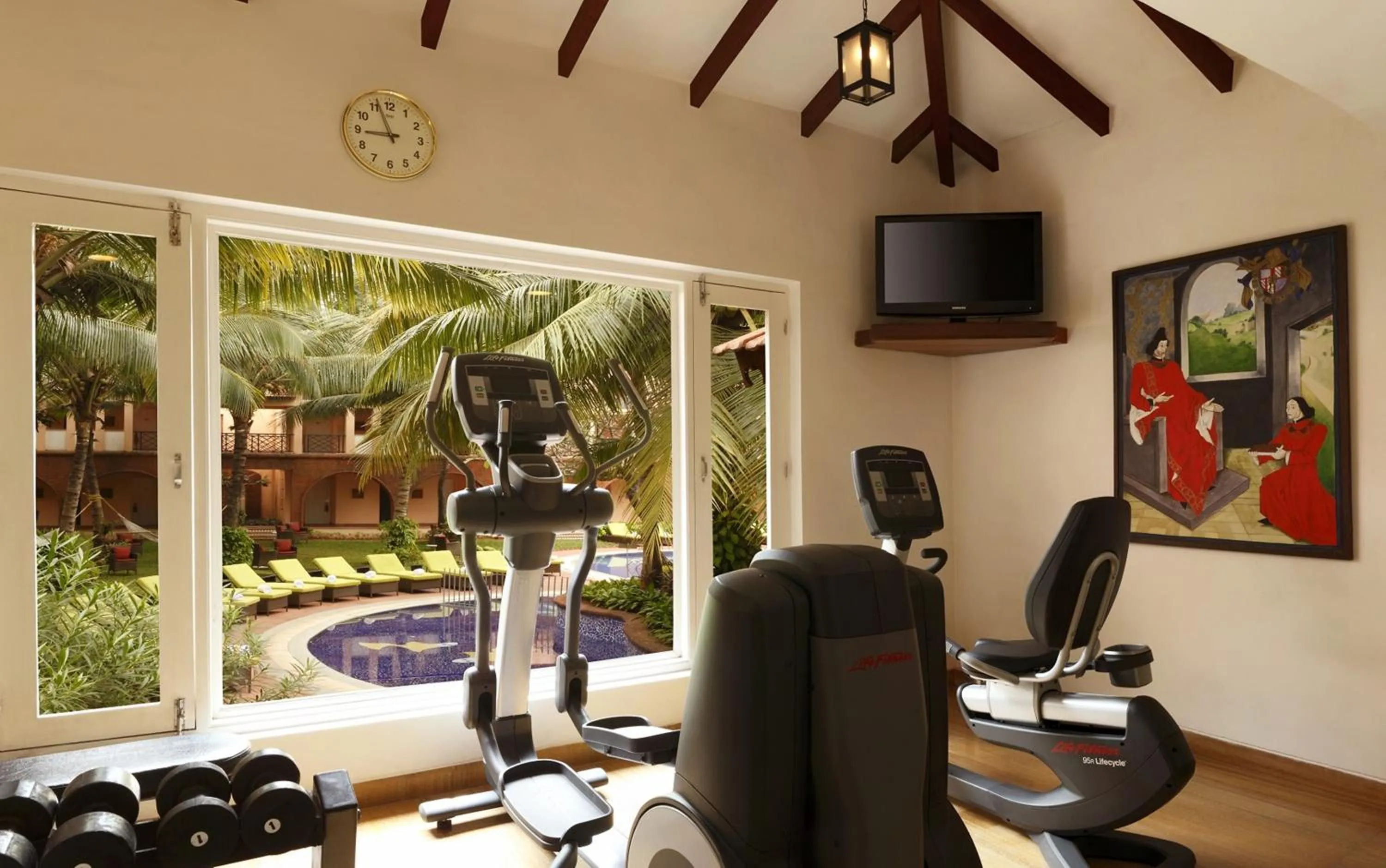 Fitness centre/facilities in Lemon Tree Amarante Beach Resort, Goa