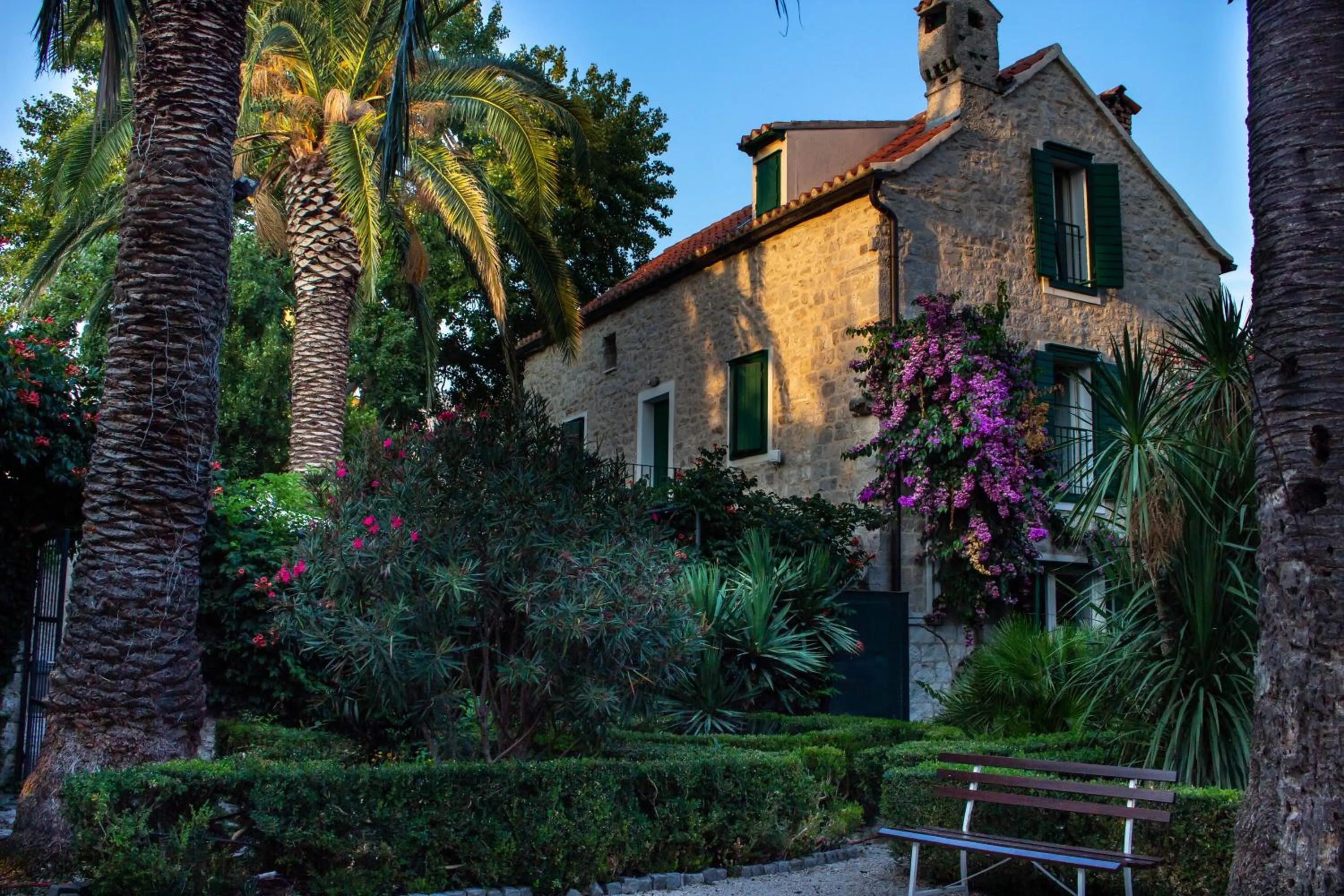 Garden view in Villa Cindro House
