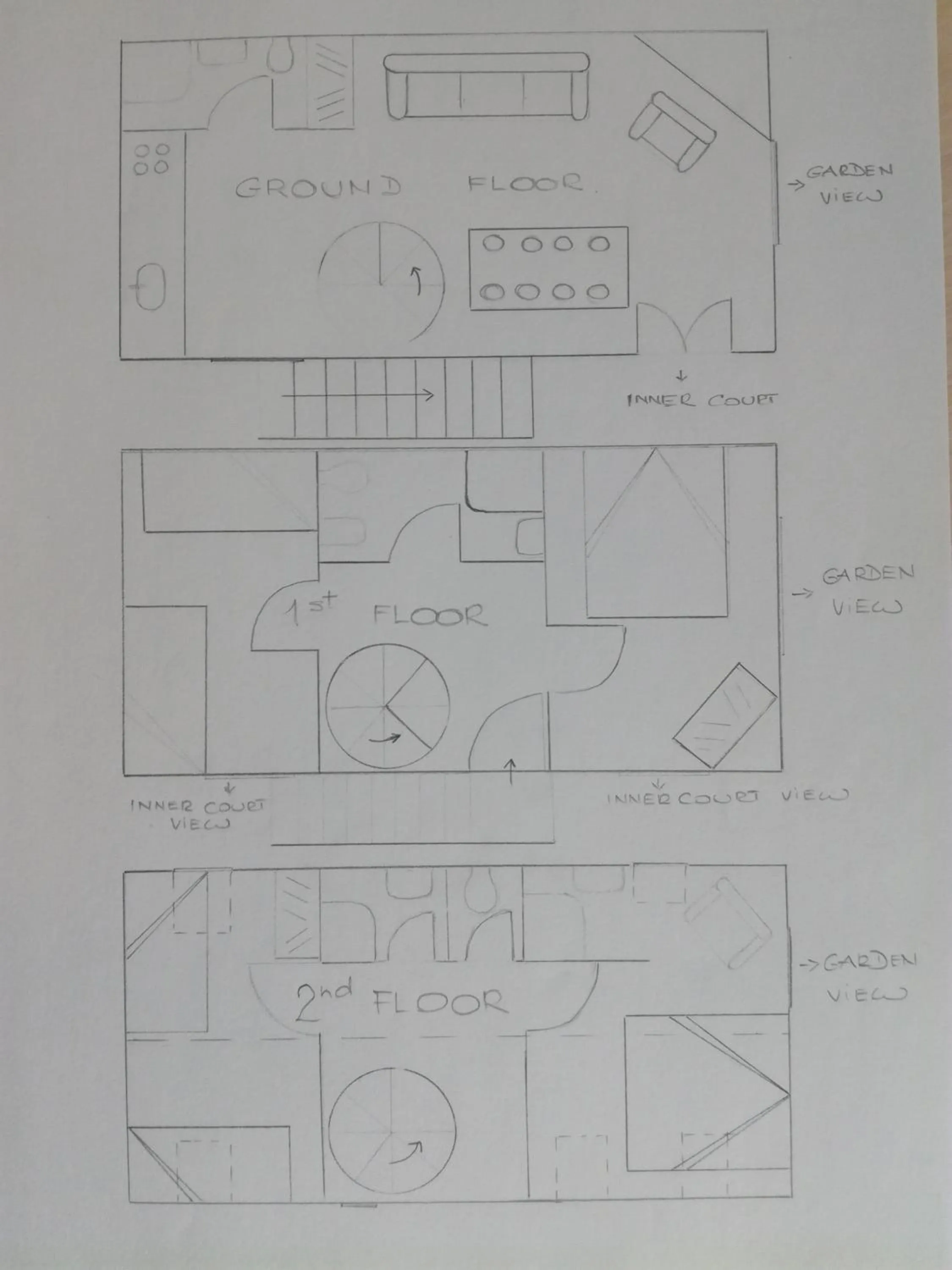 Floor plan in Villa Cindro House