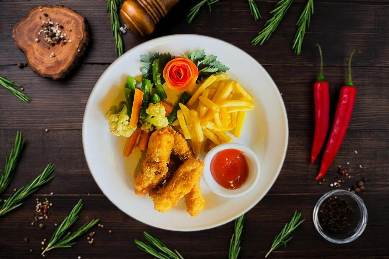 Food and drinks in Nirmala Hotel & Convention Centre