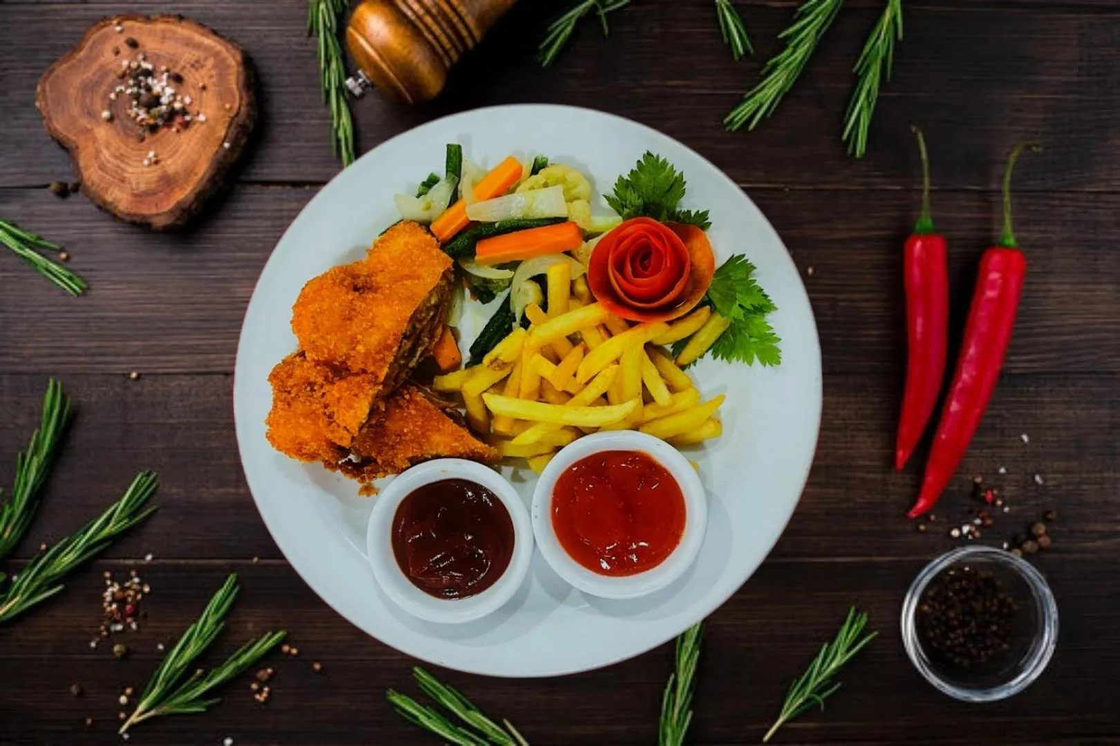 Food and drinks in Nirmala Hotel & Convention Centre