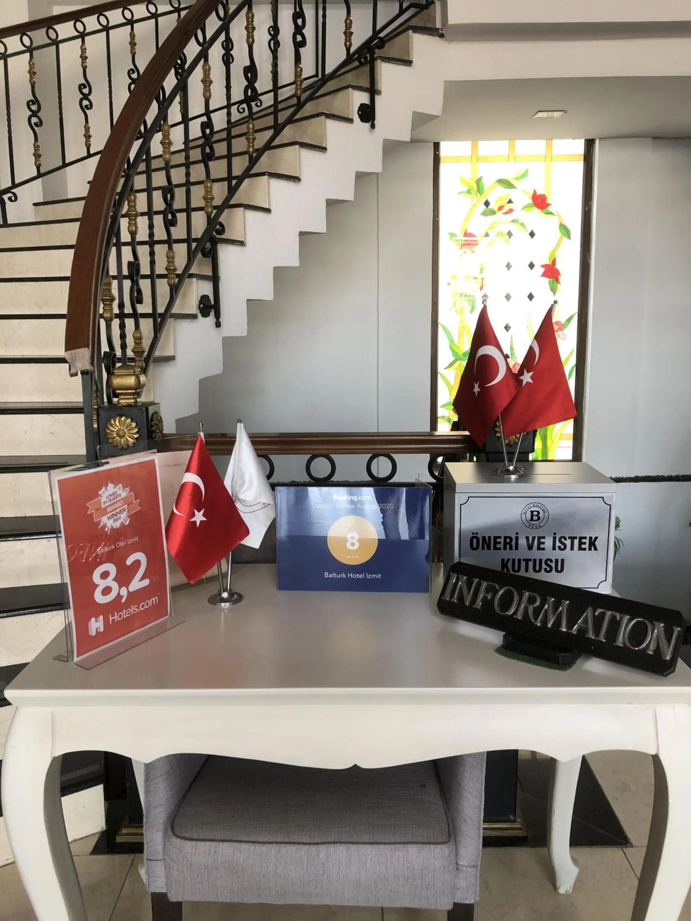 Lobby or reception in New Balturk Hotel Izmit