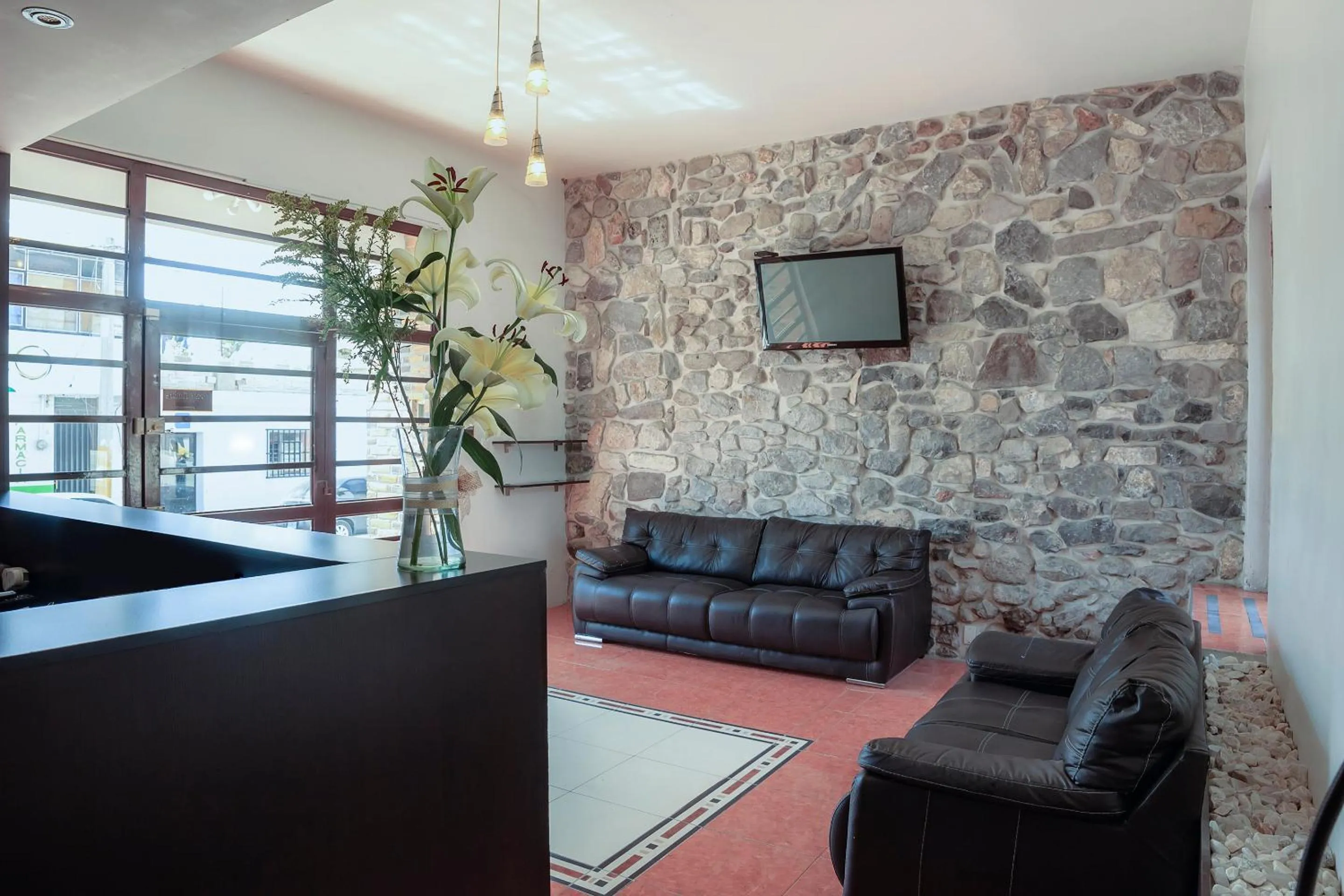 Lobby or reception in Hotel Del Valle, Tecamachalco