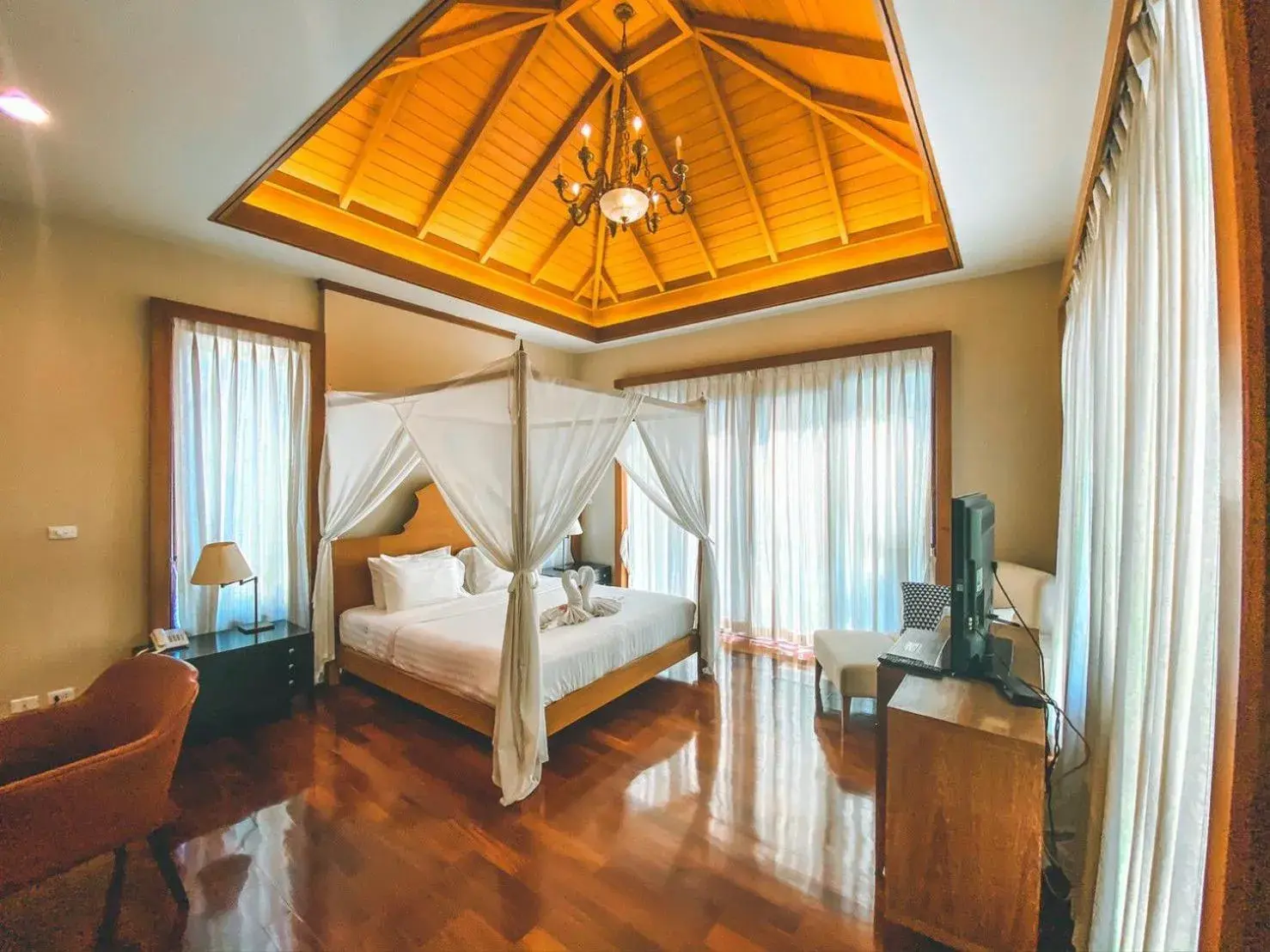 Bed in Royal Sammuk Villa Bed in Royal Sammuk Villa