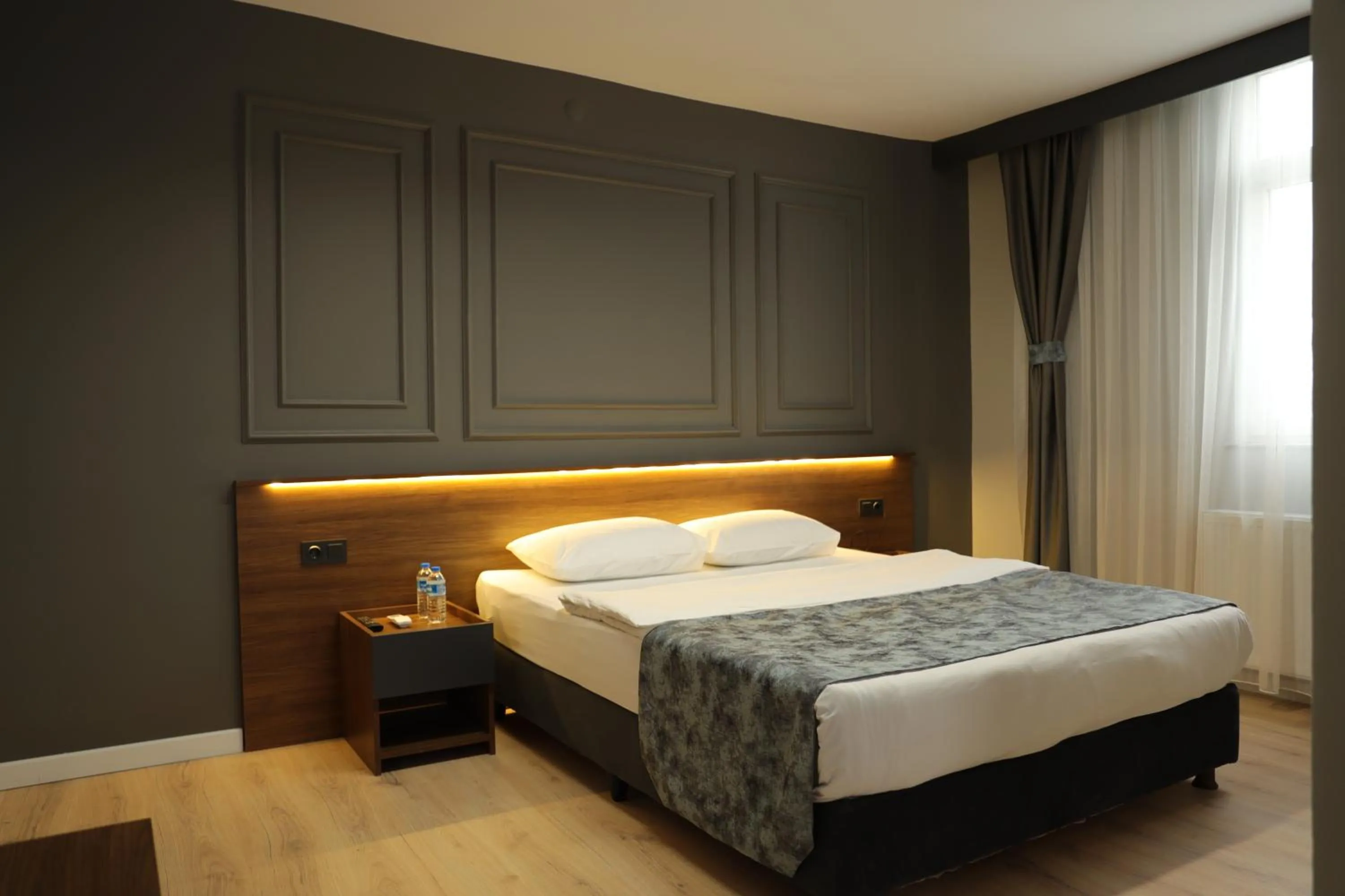 Bed in Turkuaz Hotel