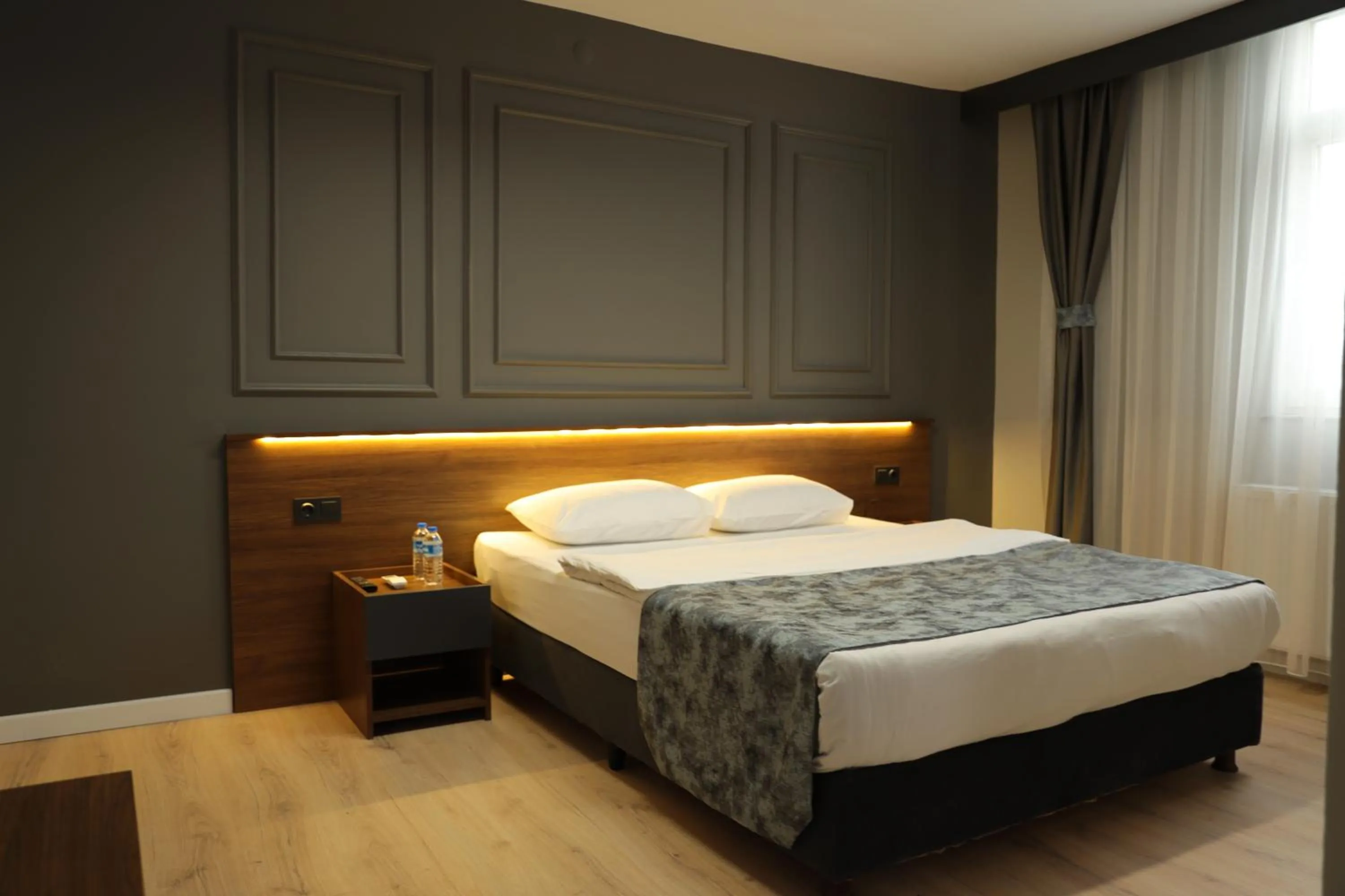 Bed in Turkuaz Hotel