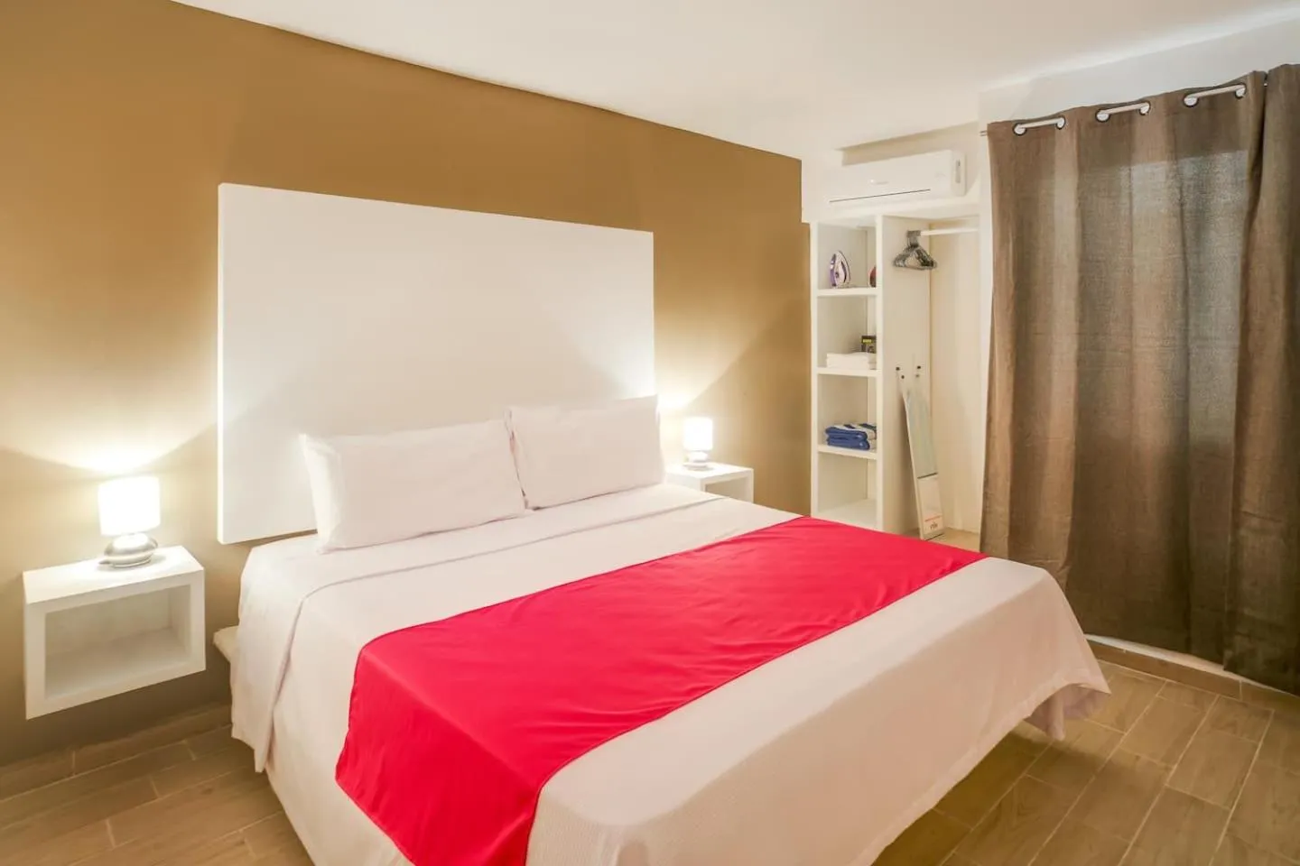 Bed in Valentina Suites by Las Flores Vacation Rentals