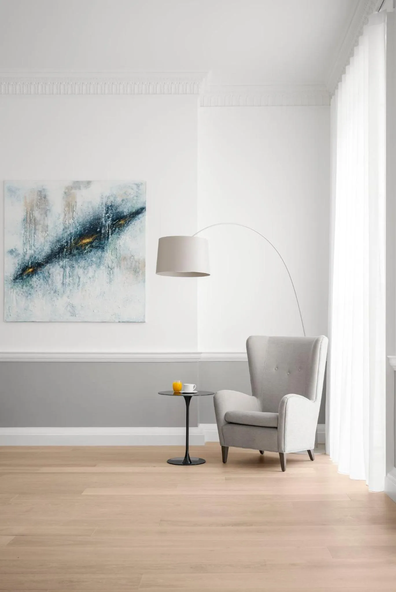 Photo of the whole room in COMO Metropolitan London