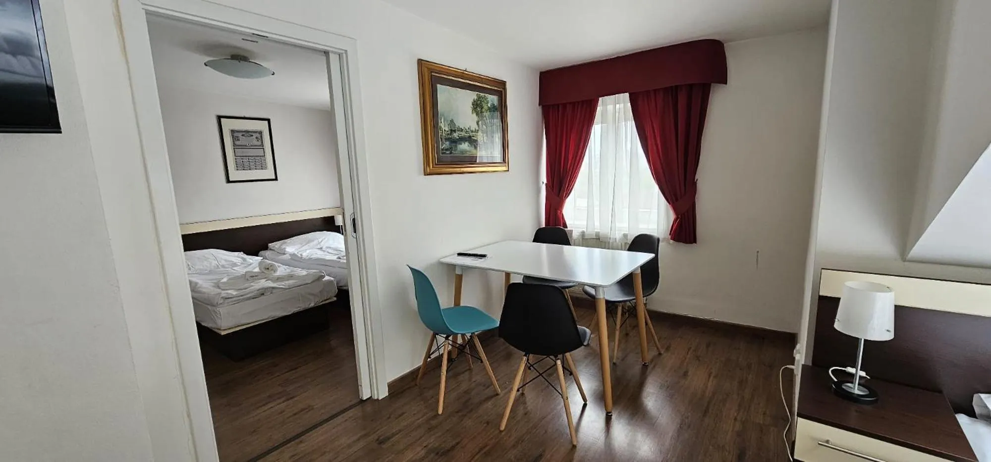 Living room, Bed in Residence Vysta