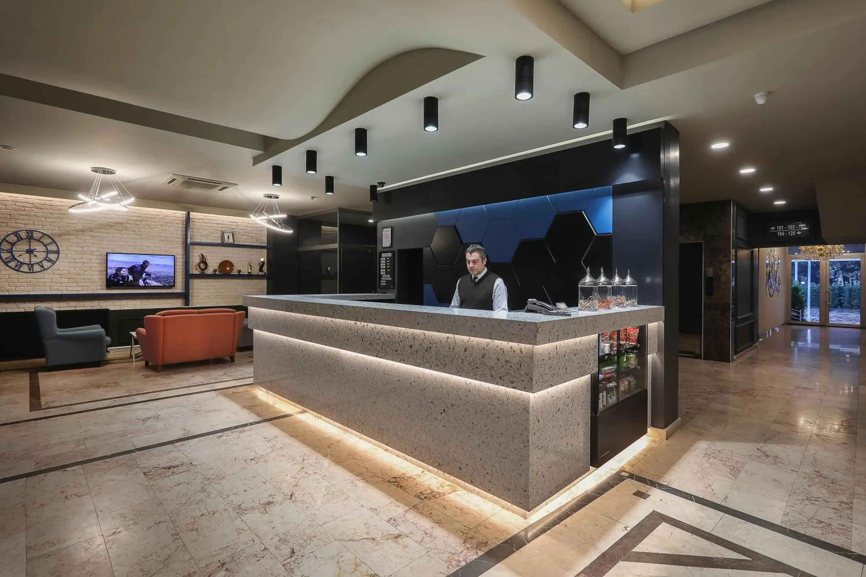 Lobby or reception in Seckin Hotel Lobby or reception in Seckin Hotel