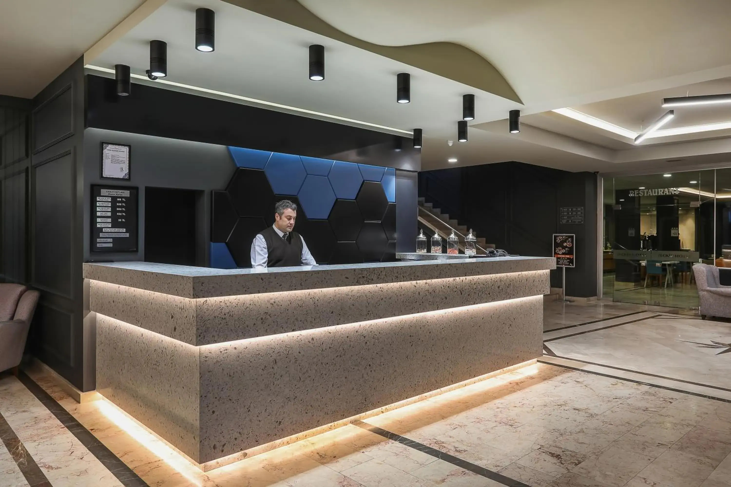 Lobby or reception in Seckin Hotel Lobby or reception in Seckin Hotel