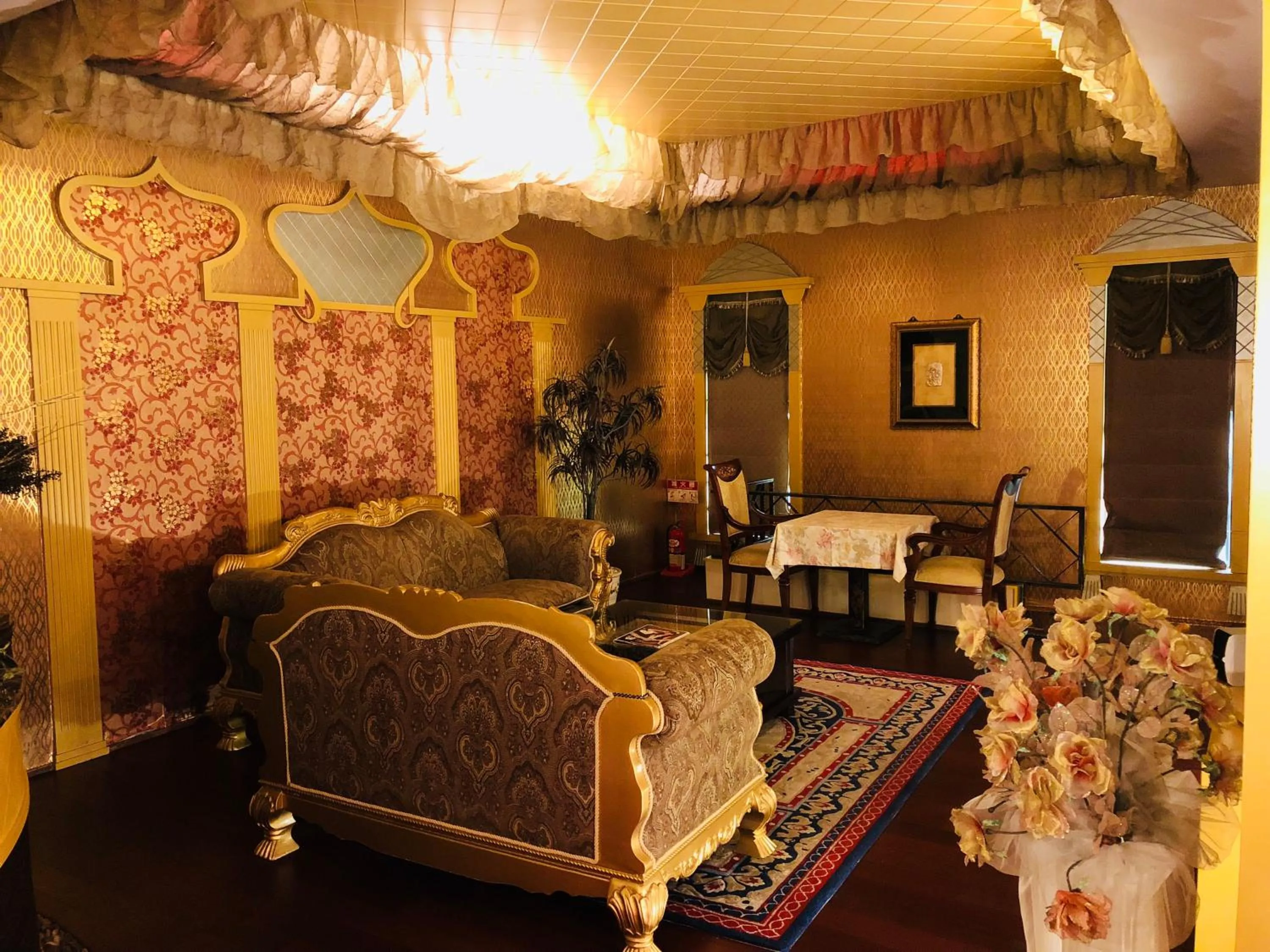 Living room in Hakodate Motel