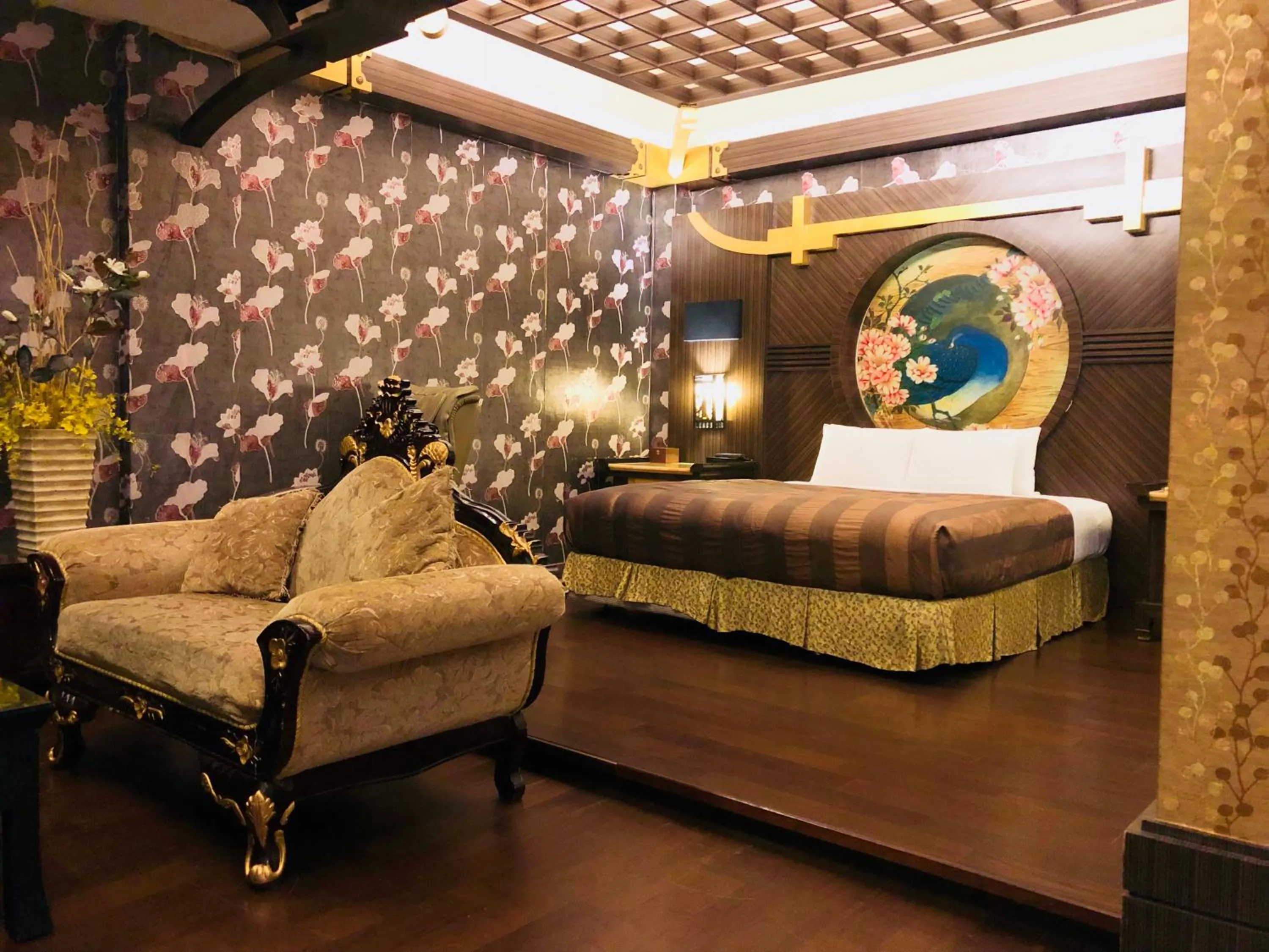Bed in Hakodate Motel