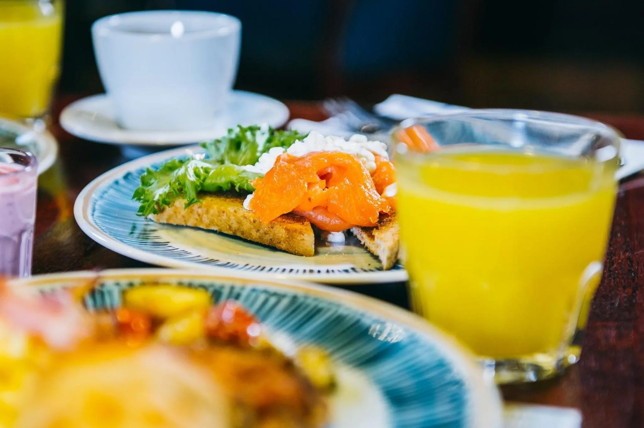 Buffet breakfast in Hotel Kalliohovi