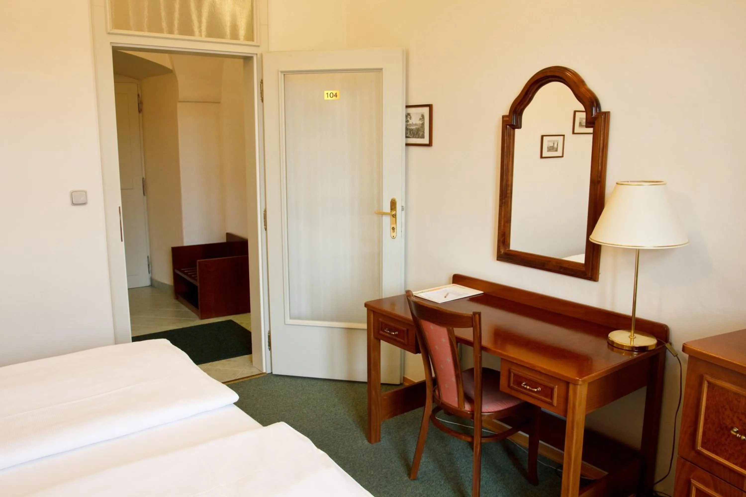 Photo of the whole room, Bed in Adalbert Ecohotel